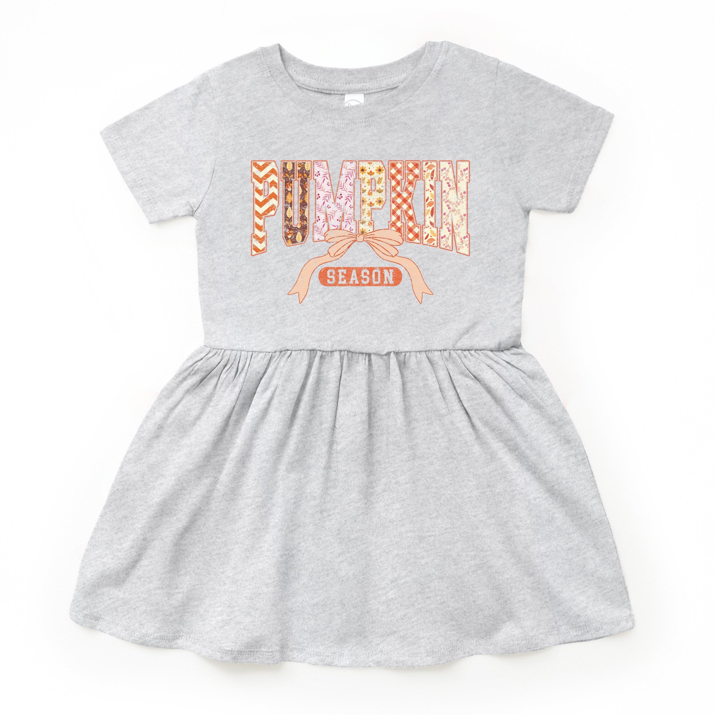 Pumpkin Season Patterns - Toddler Graphic Dress