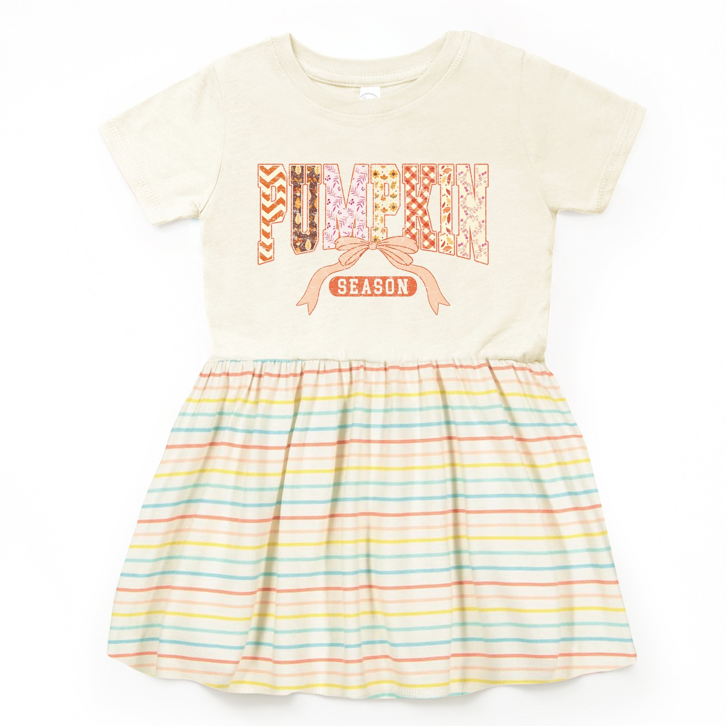 Pumpkin Season Patterns - Toddler Graphic Dress