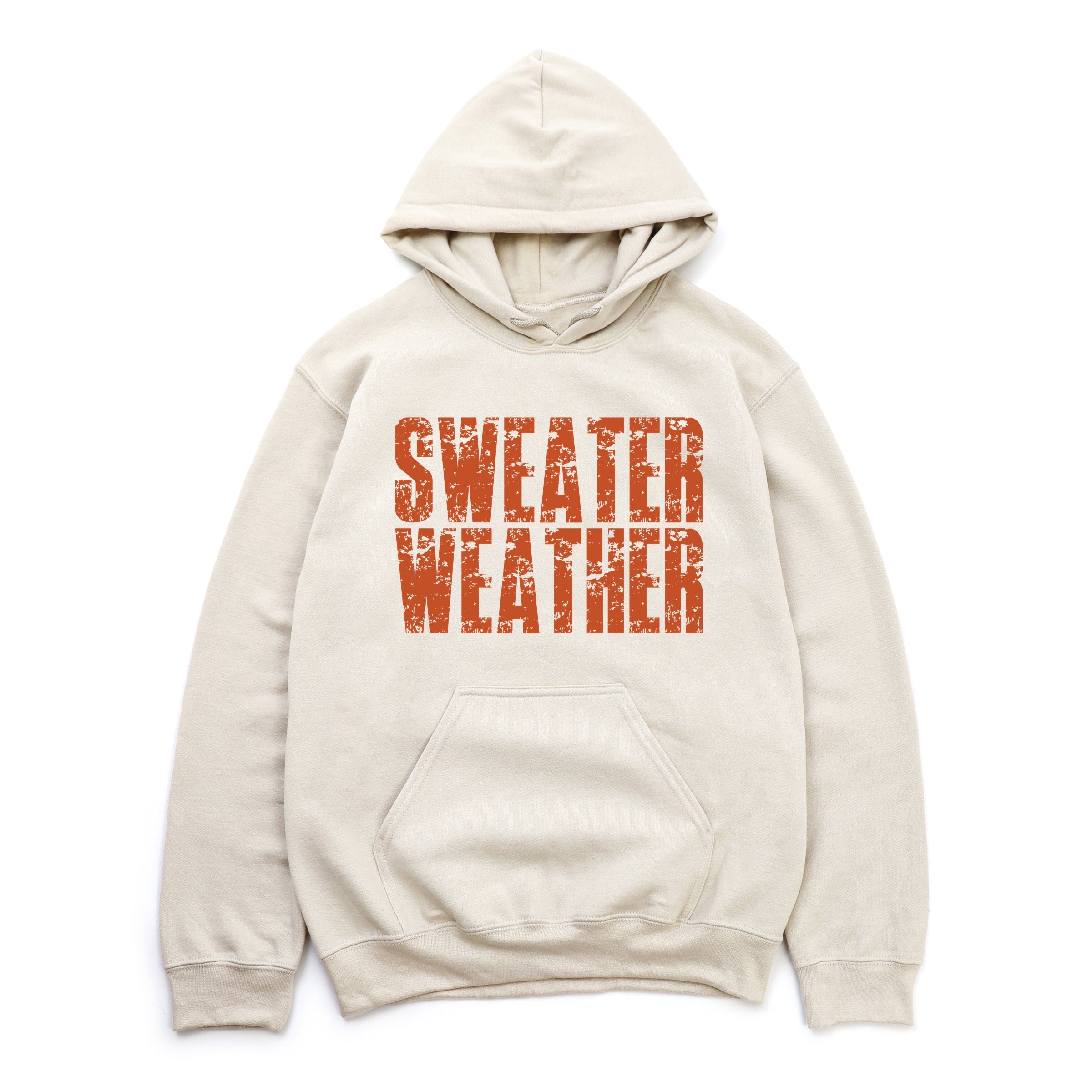 Sweater Weather Block Distressed - Women's Graphic Hoodie