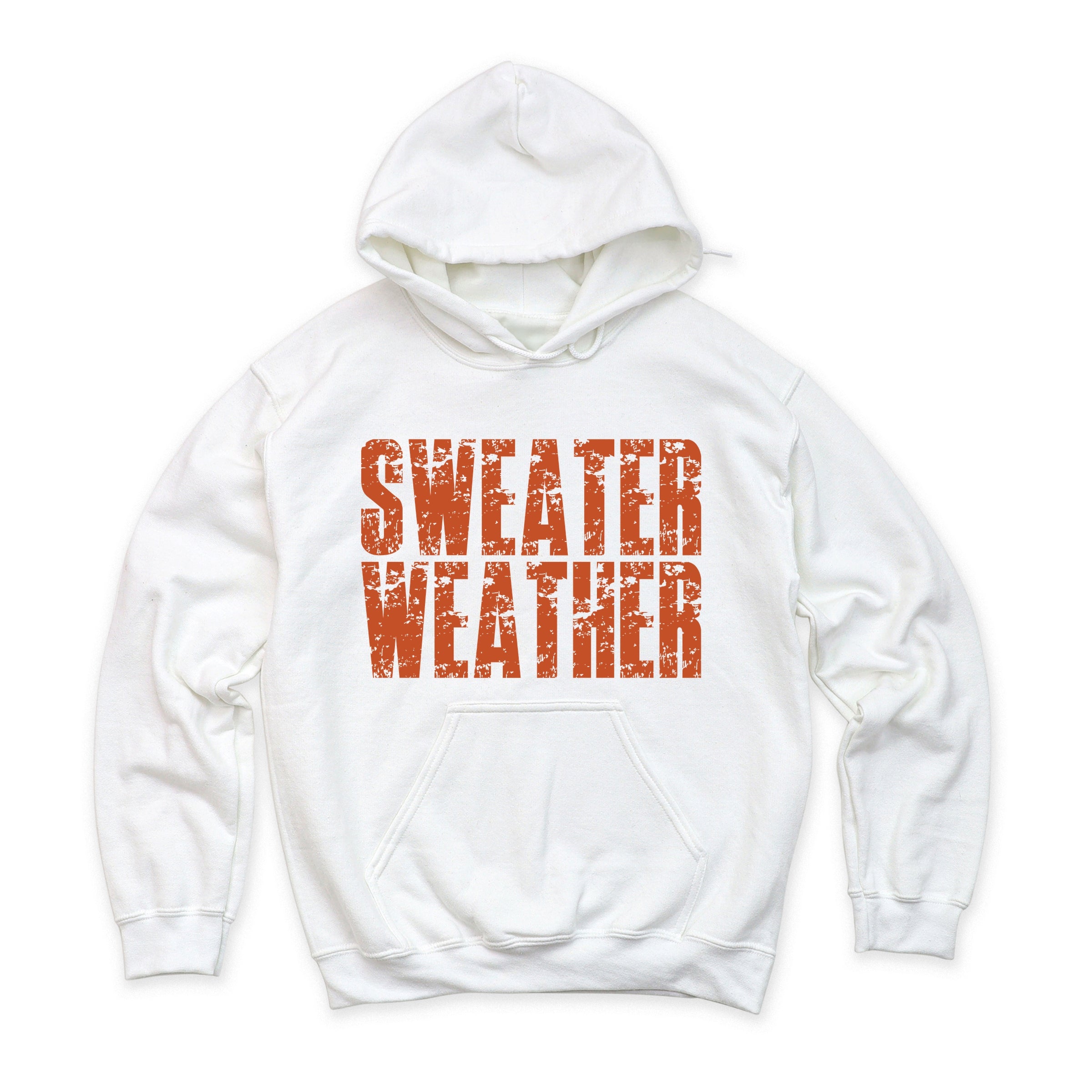 Sweater Weather Block Distressed - Women's Graphic Hoodie