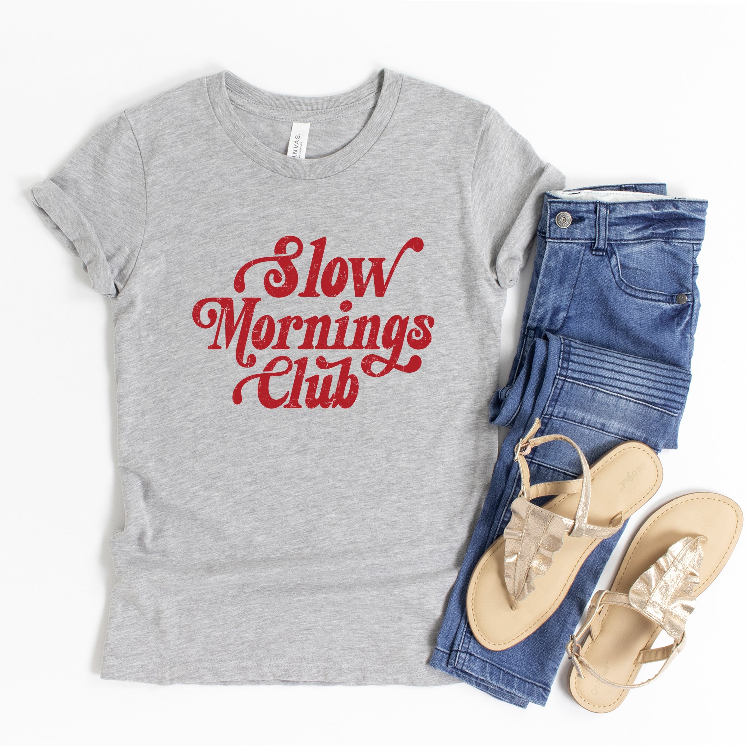 21918RED_F-YC Heather Grey
