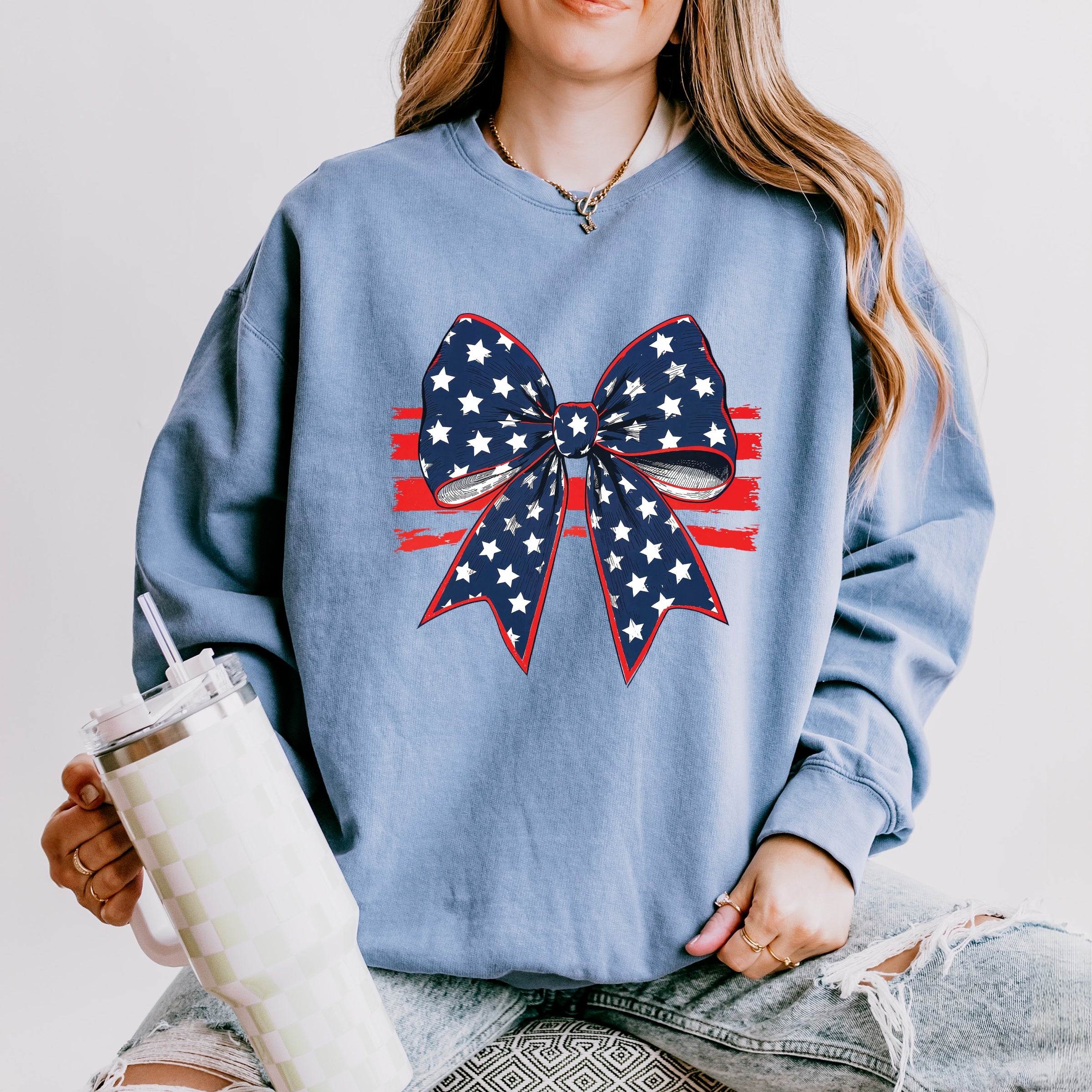 22409M_F-LGDSWT Blue Jean