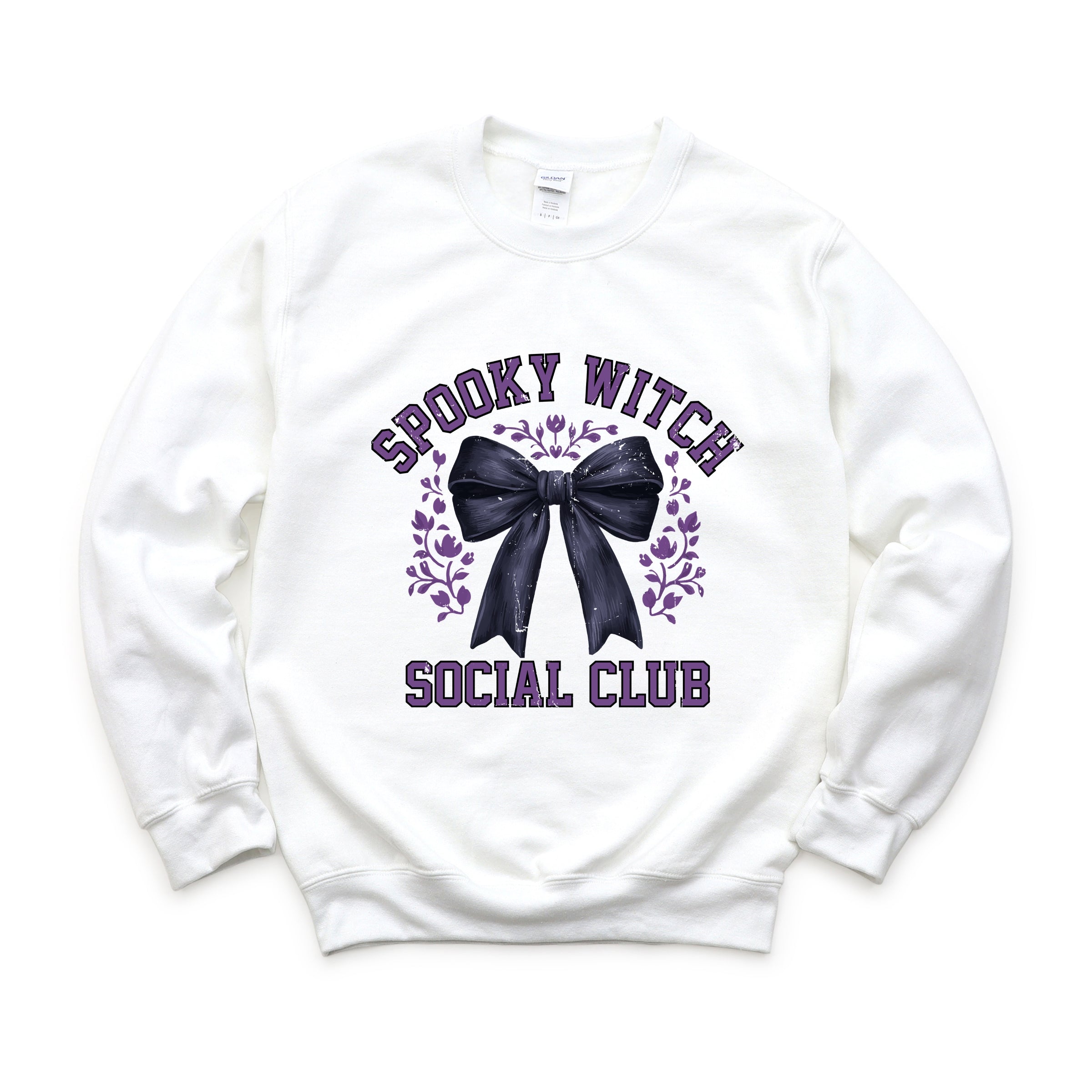 Coquette Spooky Witch Social Club - Women's Graphic Sweatshirt