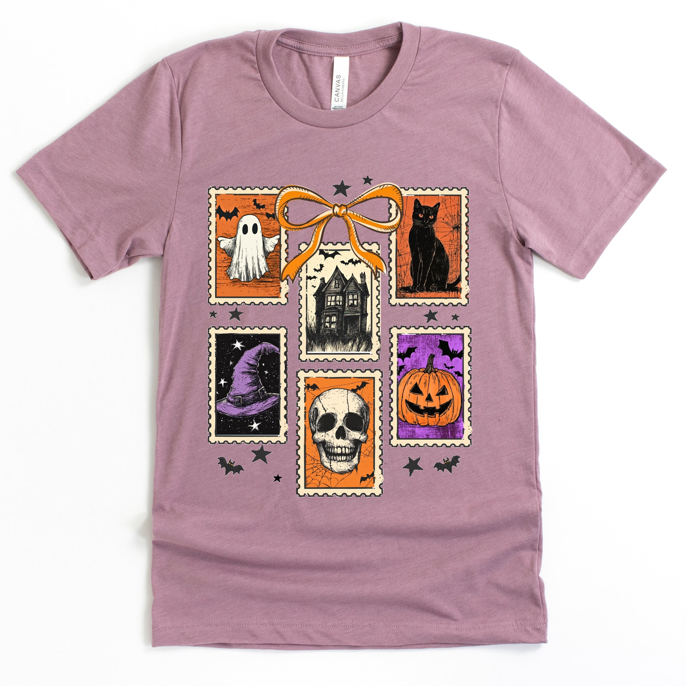 Coquette Halloween Stamps - Youth Short Sleeve Graphic T-Shirt and Toddler Short Sleeve Graphic T-Shirt