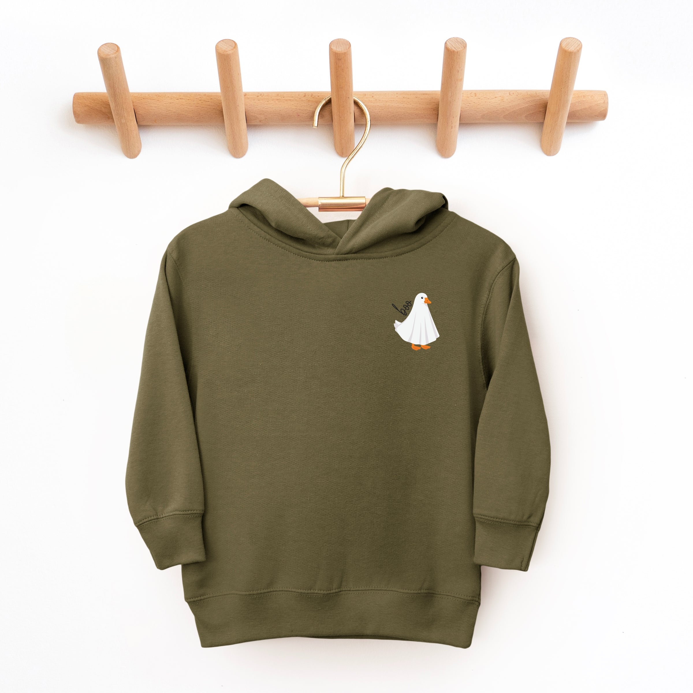 Boo Ghost Goose - Toddler Hoodie and Youth Graphic Hoodie