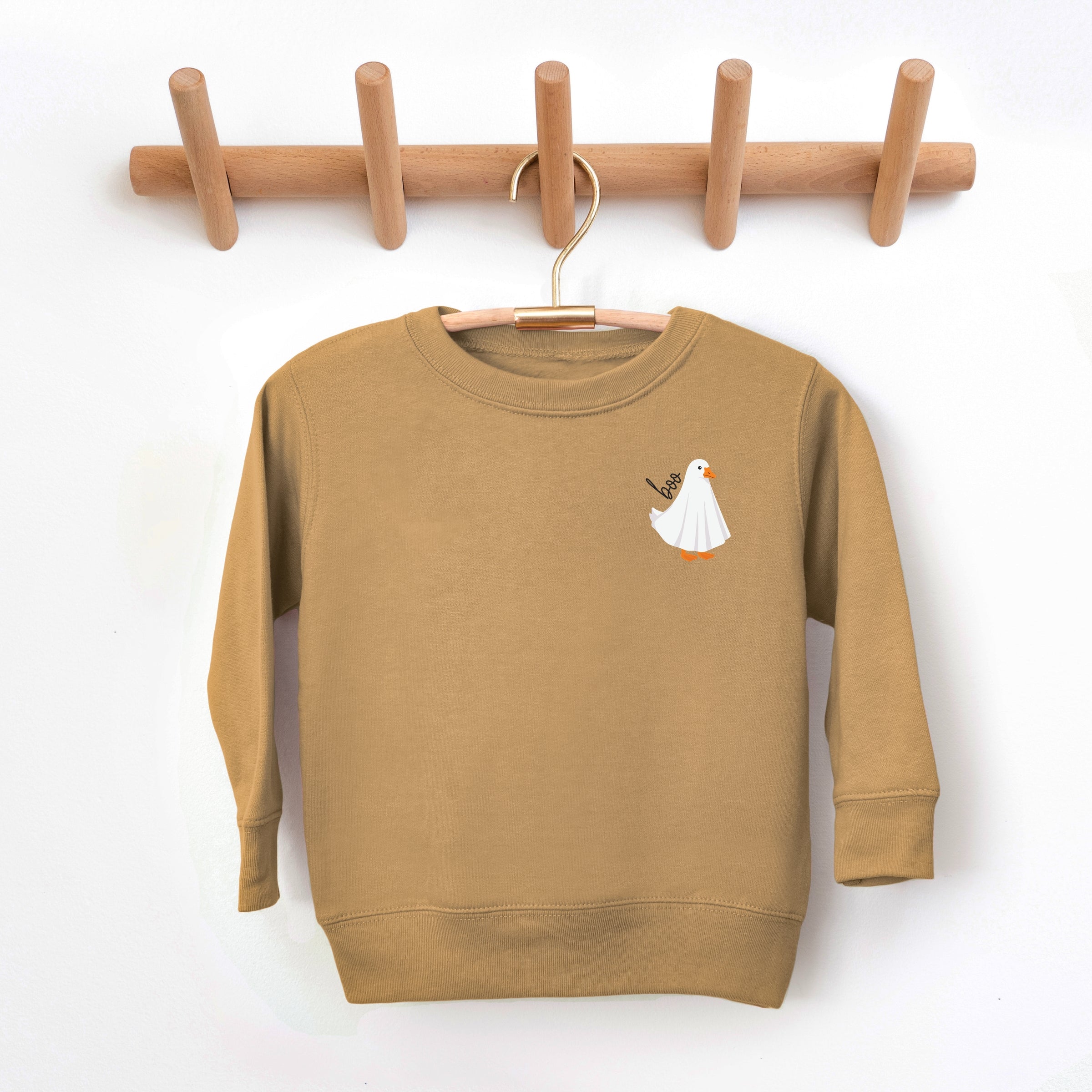 Boo Ghost Goose - Toddler Graphic Sweatshirt and Youth Graphic Sweatshirt