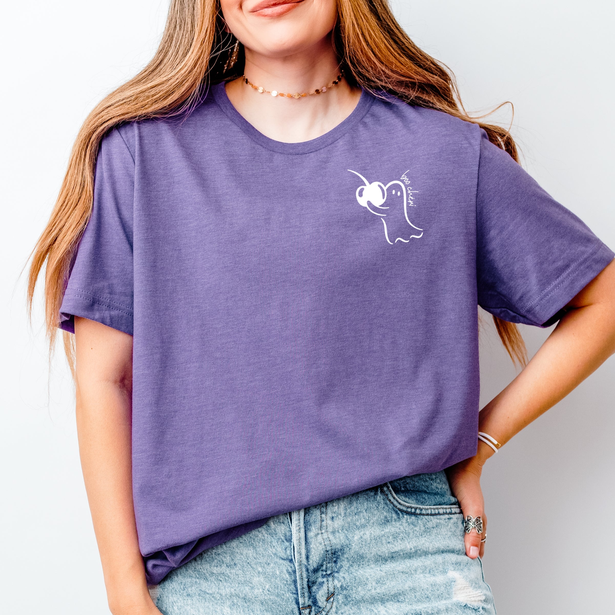 Boo Cheri Ghost - Women's Short Sleeve Graphic T-Shirt