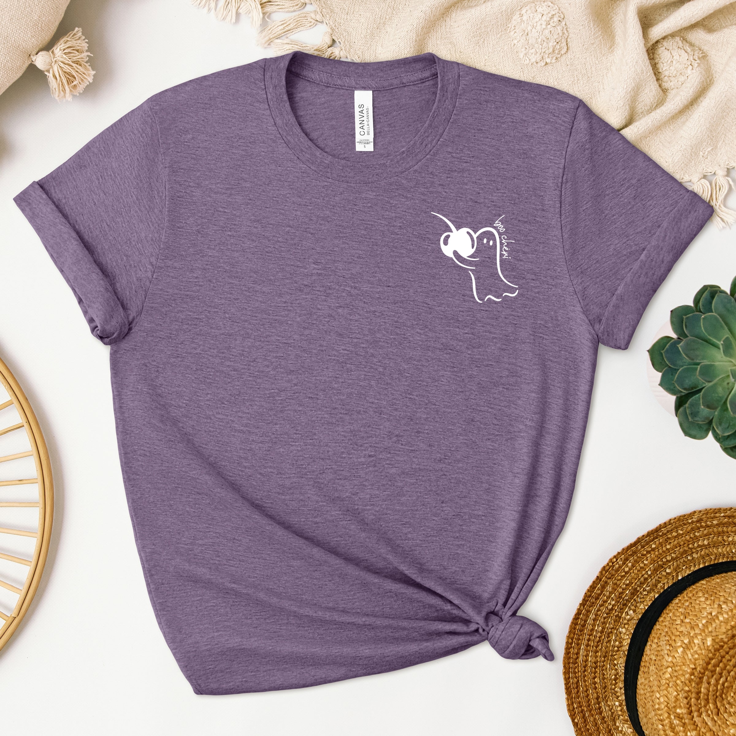 Boo Cheri Ghost - Women's Short Sleeve Graphic T-Shirt