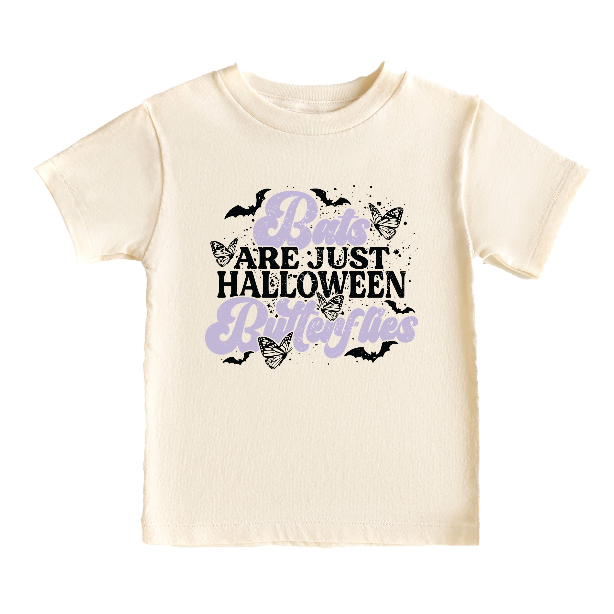 Bats Are Just Halloween Butterflies - Youth Short Sleeve Graphic T-Shirt and Toddler Short Sleeve Graphic T-Shirt