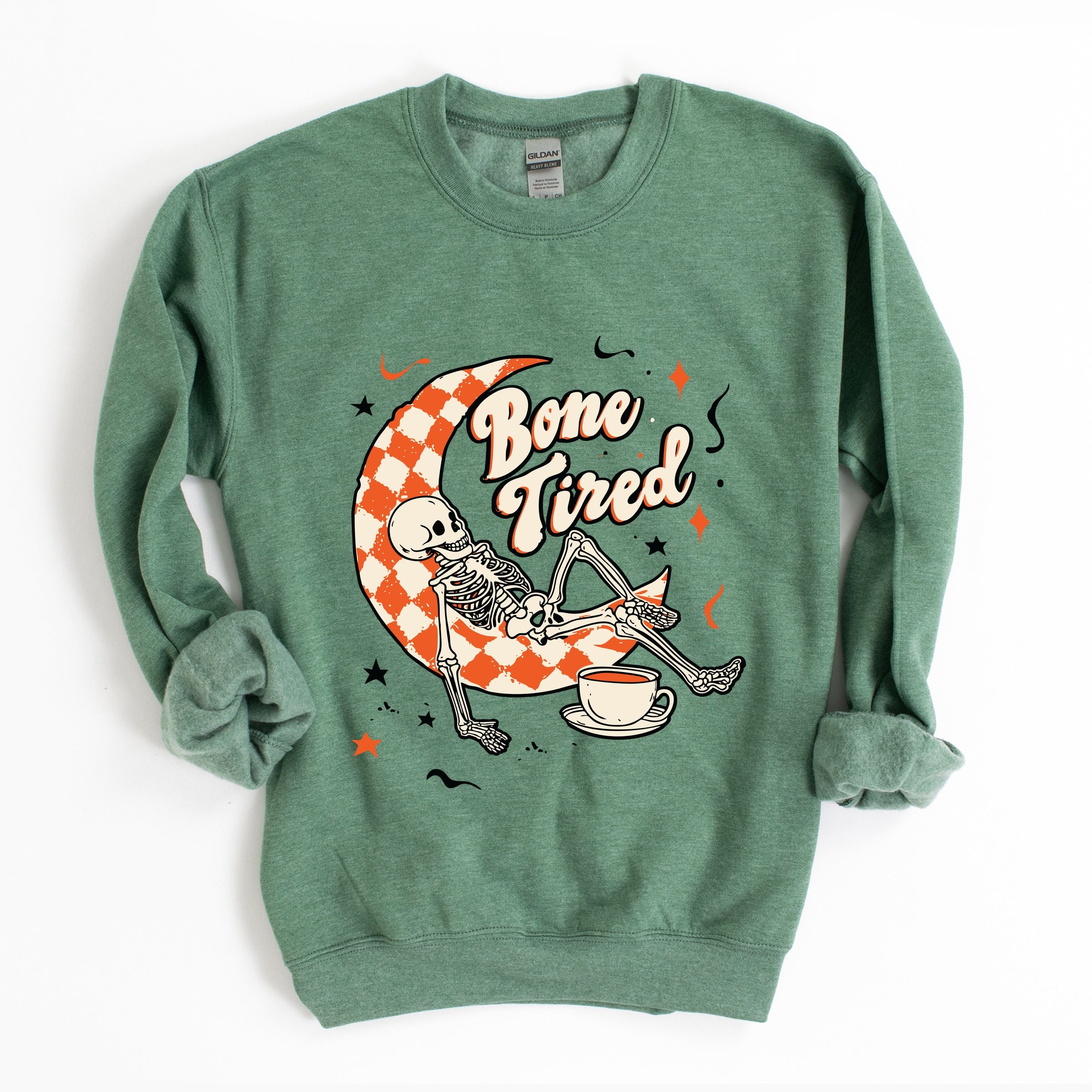 Bone Tired Moon - Womens Sweatshirt