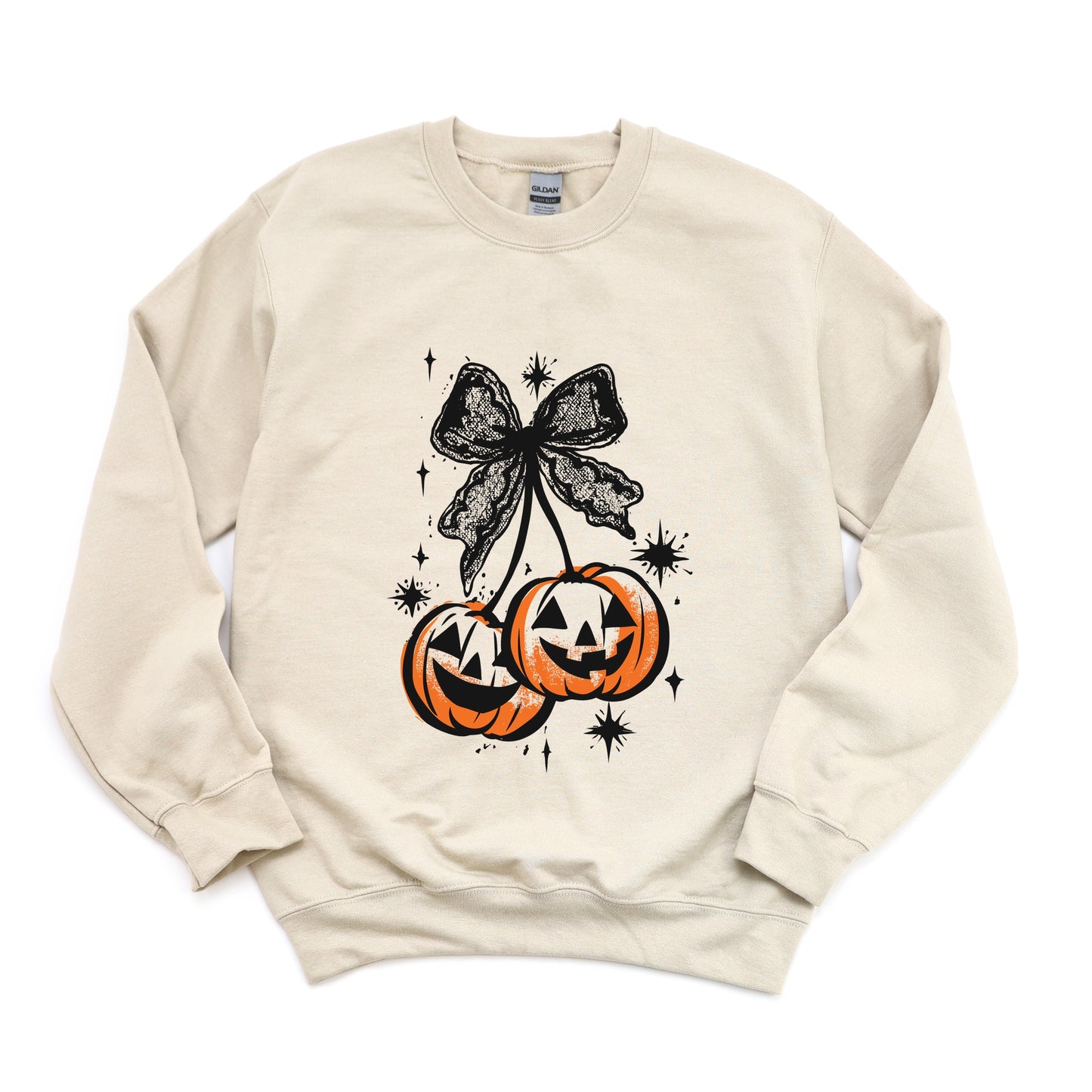 Coquette Pumpkin Cherries - Womens Sweatshirt
