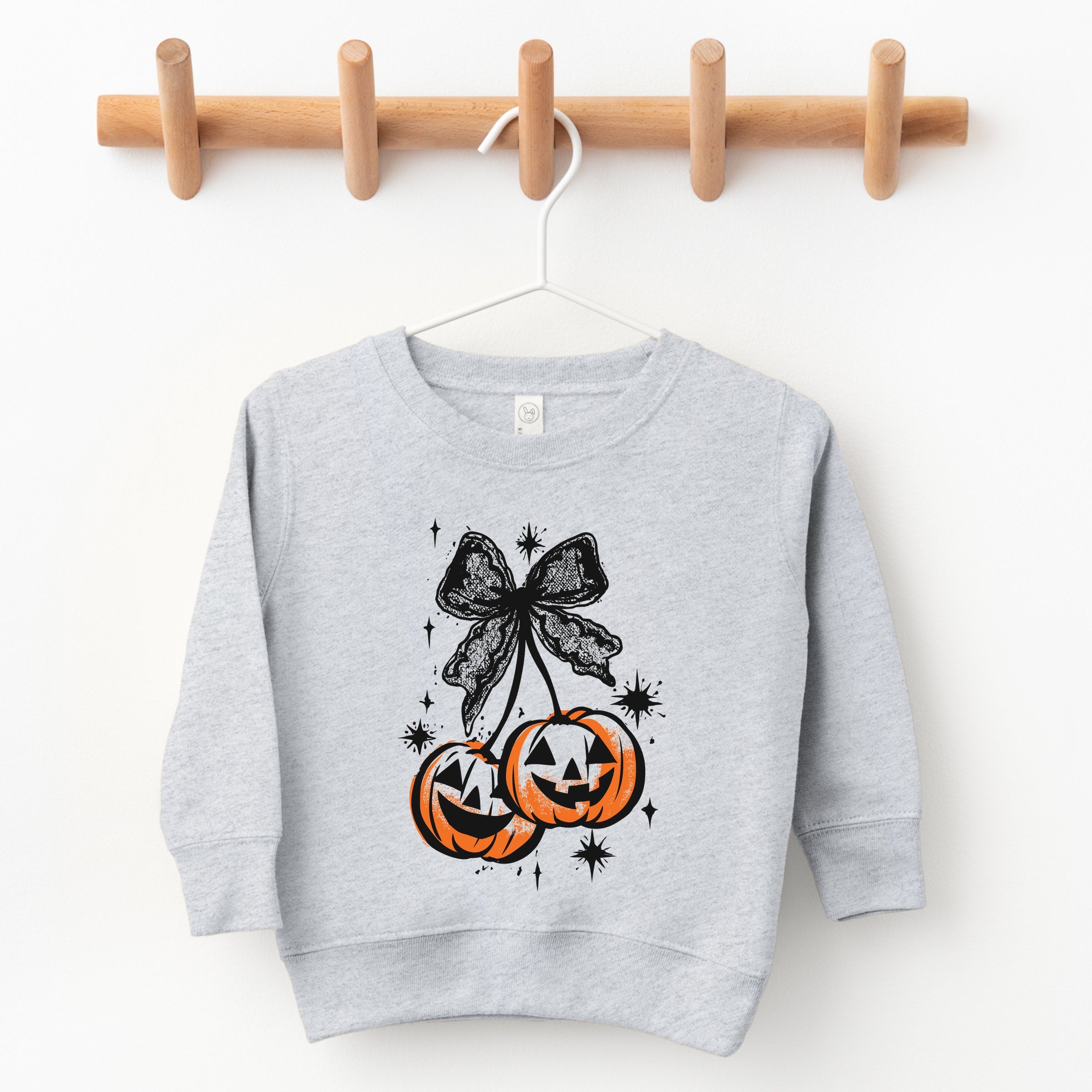 Coquette Pumpkin Cherries - Toddler Graphic Sweatshirt and Youth Graphic Sweatshirt