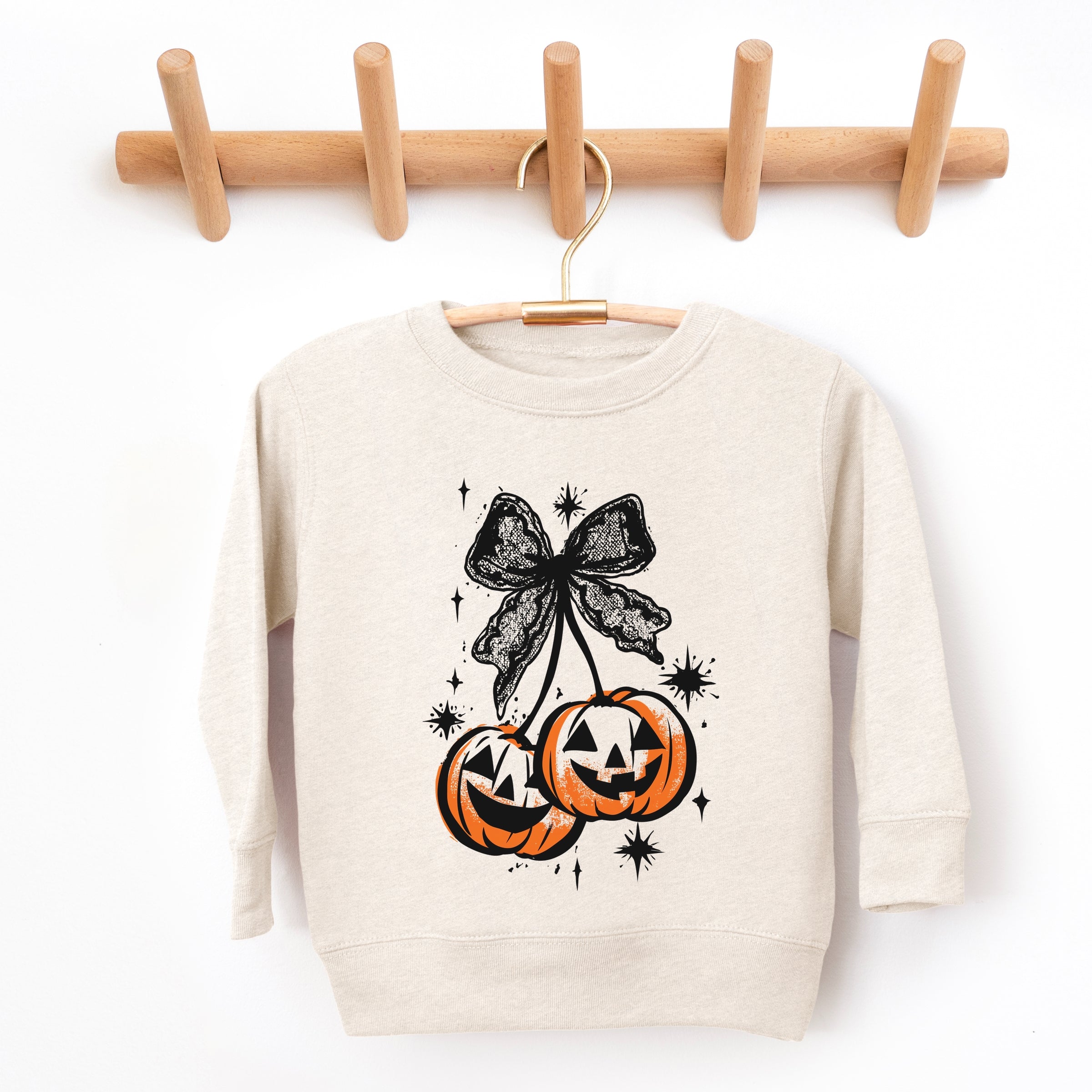 Coquette Pumpkin Cherries - Toddler Graphic Sweatshirt and Youth Graphic Sweatshirt
