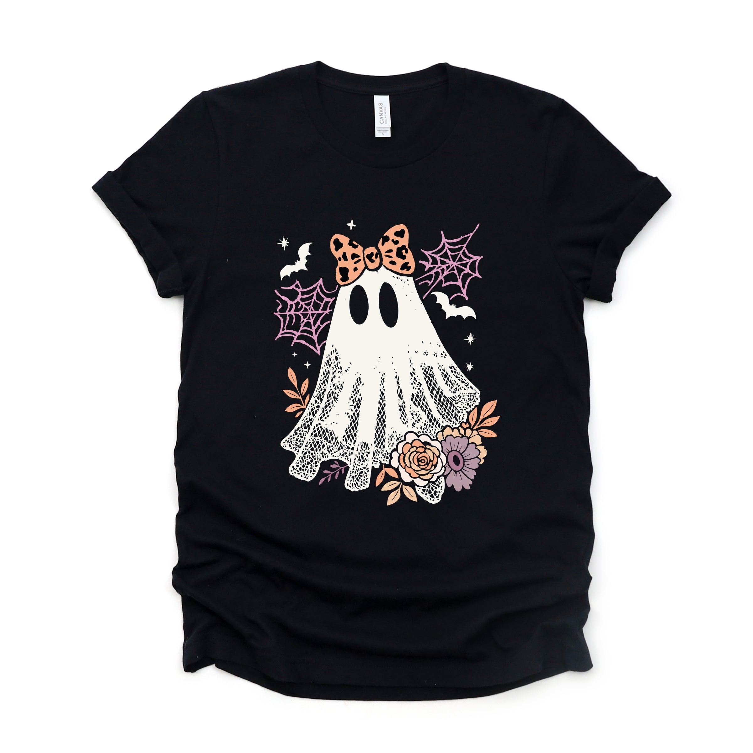 Coquette Ghost Roses - Womens Short Sleeve Tee