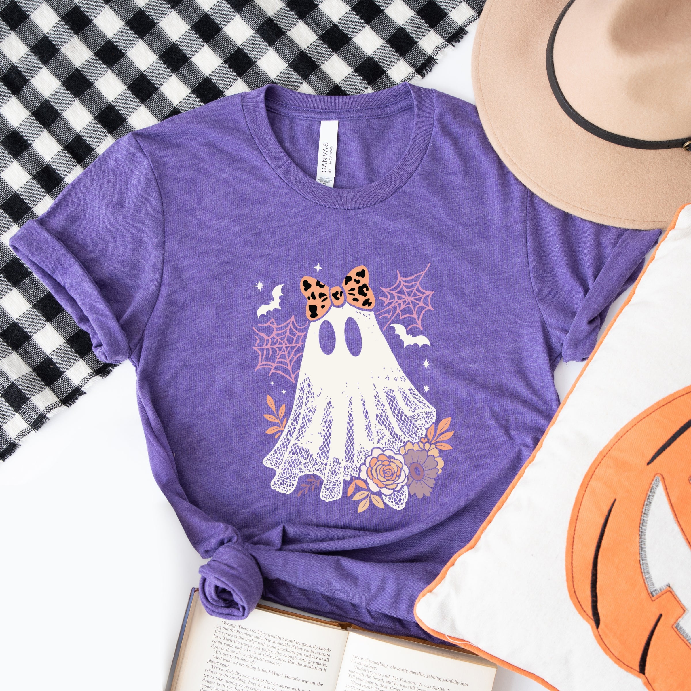 Coquette Ghost Roses - Womens Short Sleeve Tee