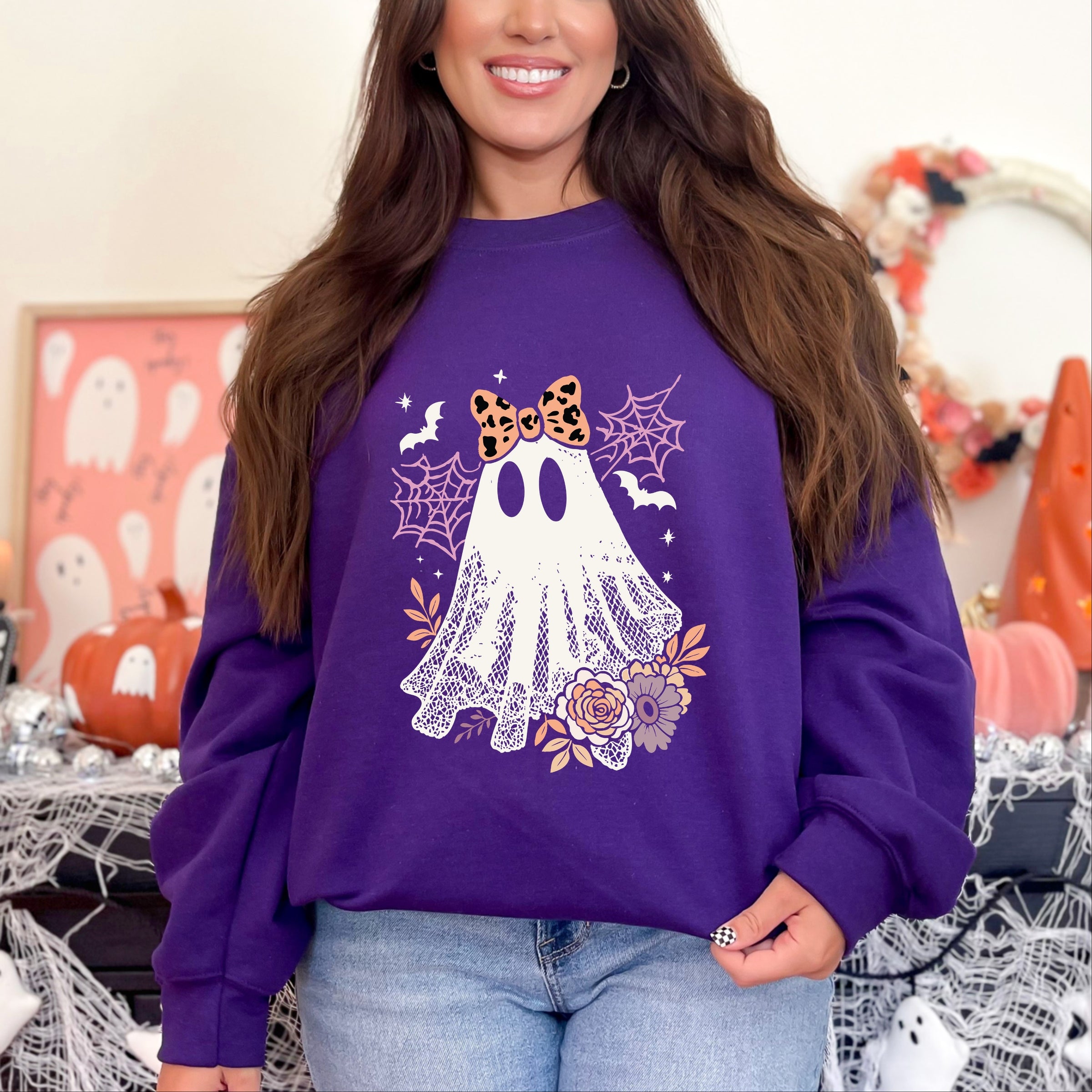 Coquette Ghost Roses - Womens Sweatshirt