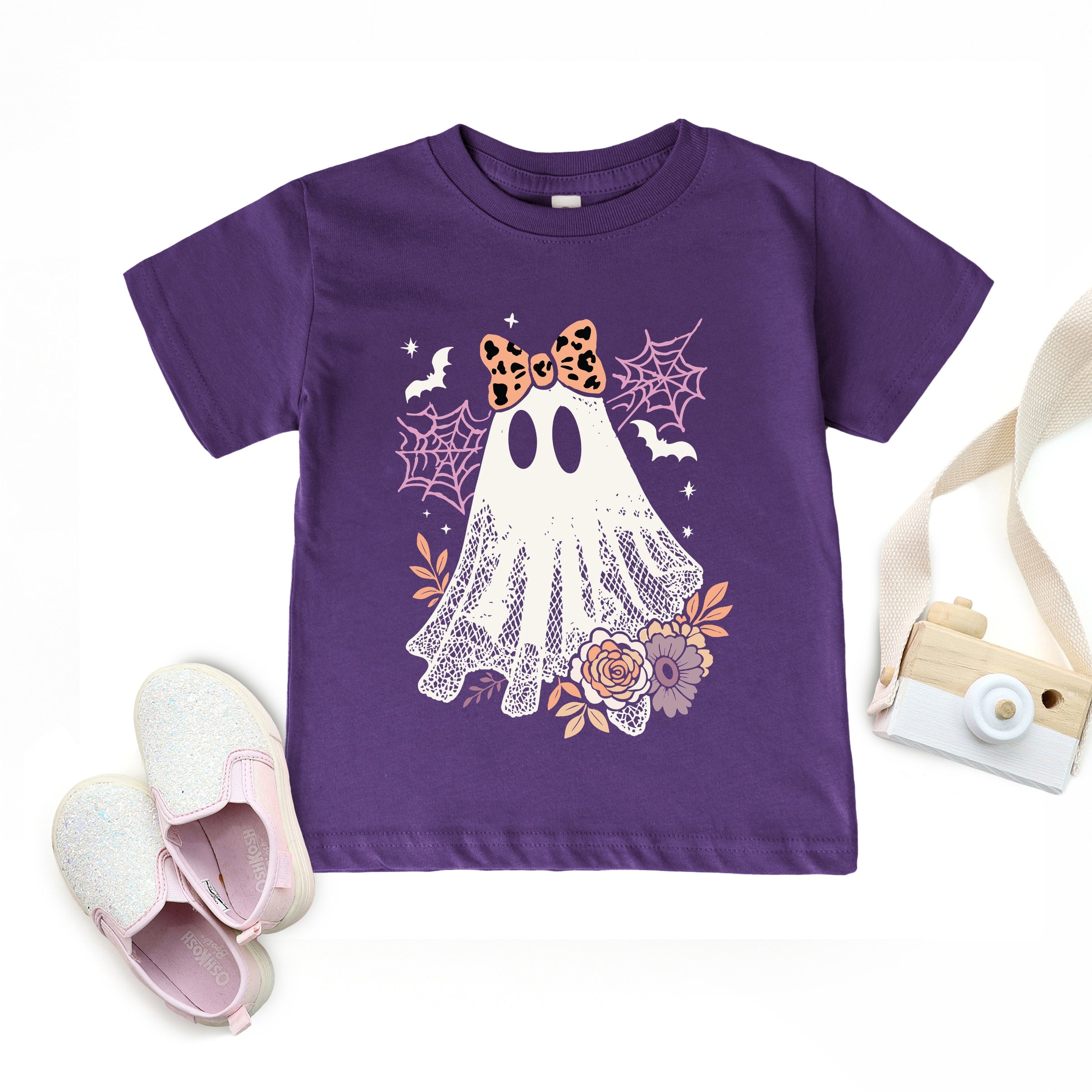 Coquette Ghost Roses - Youth Short Sleeve Graphic T-Shirt and Toddler Short Sleeve Graphic T-Shirt