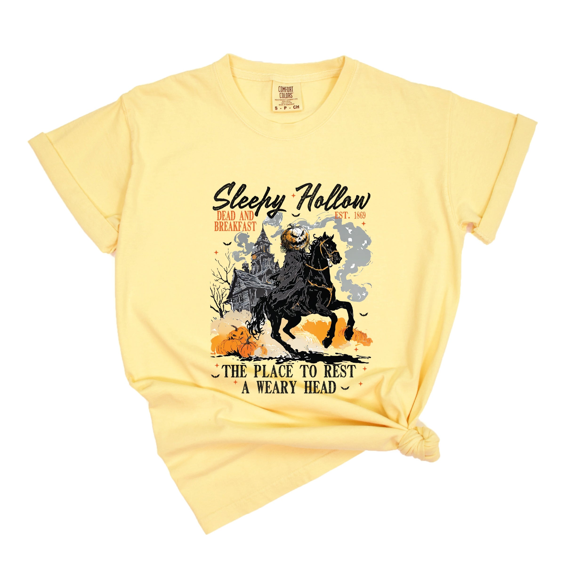 Sleepy Hollow Dead and Breakfast - Garment Dyed Tee