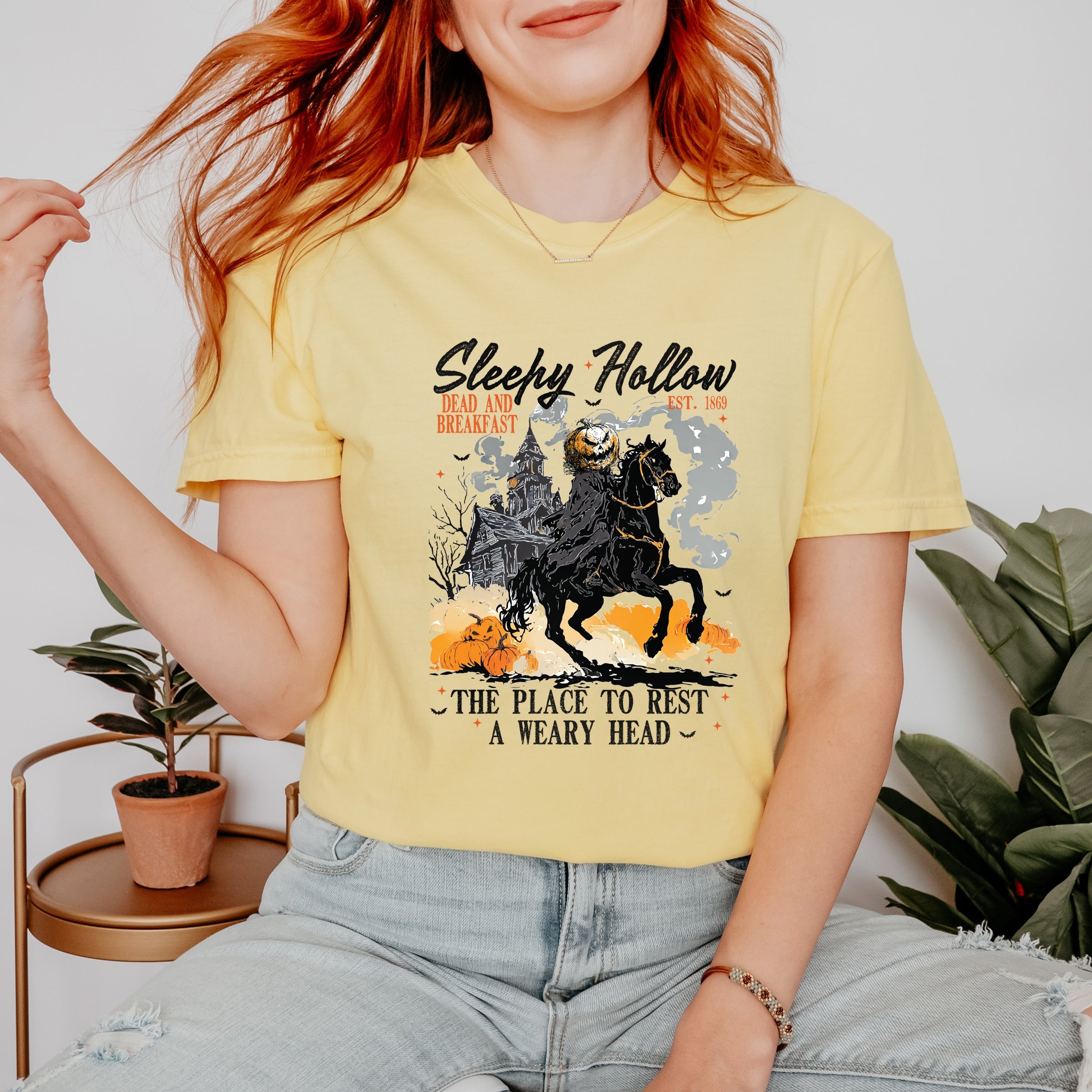 Sleepy Hollow Dead and Breakfast - Garment Dyed Tee