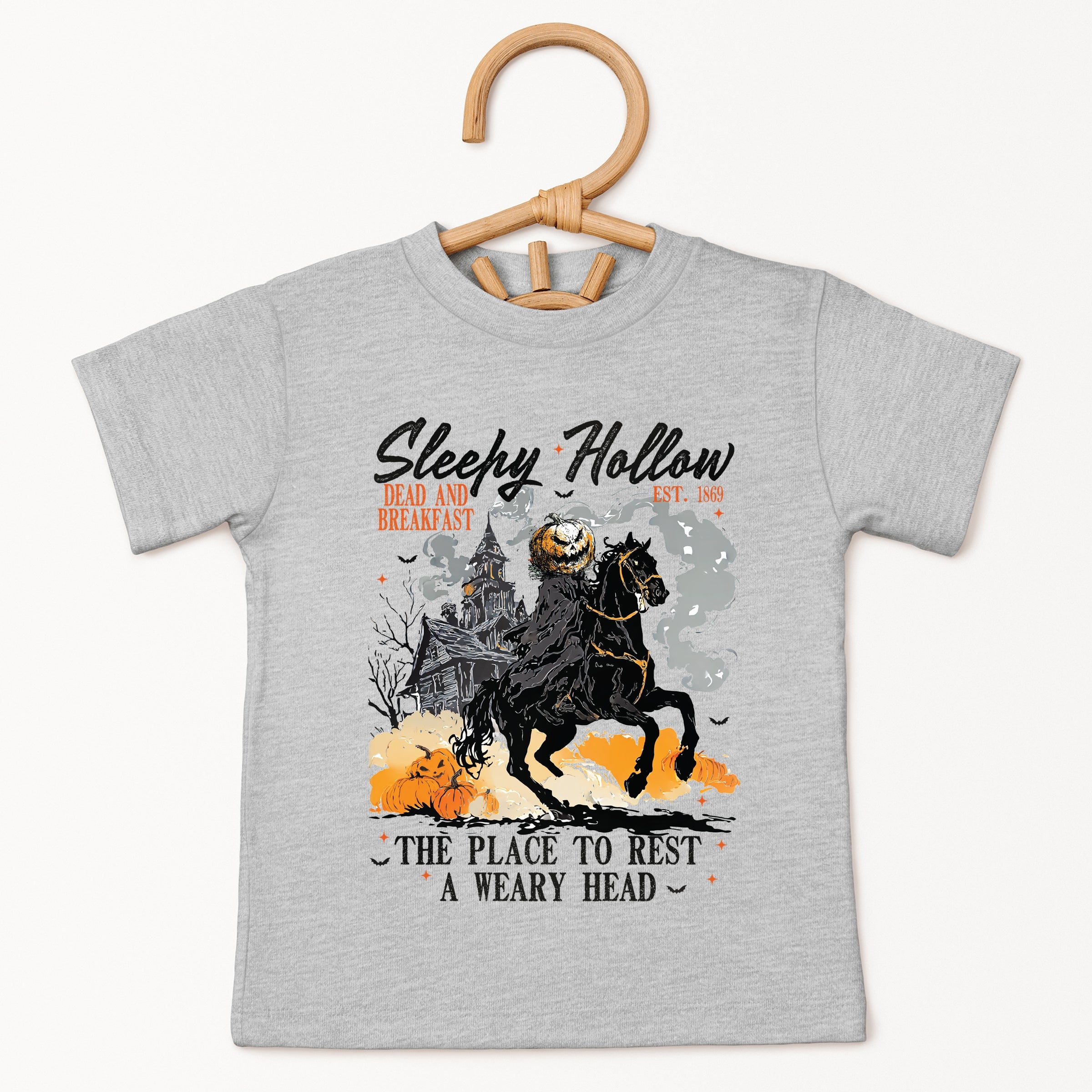 Sleepy Hollow Dead and Breakfast - Toddler Short Sleeve Graphic T-Shirt