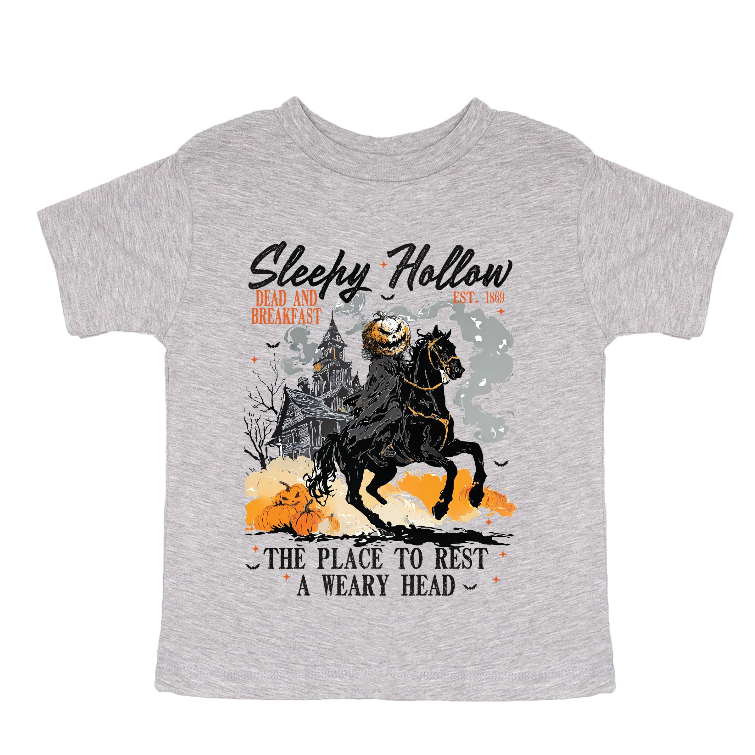 Sleepy Hollow Dead and Breakfast - Toddler Short Sleeve Graphic T-Shirt