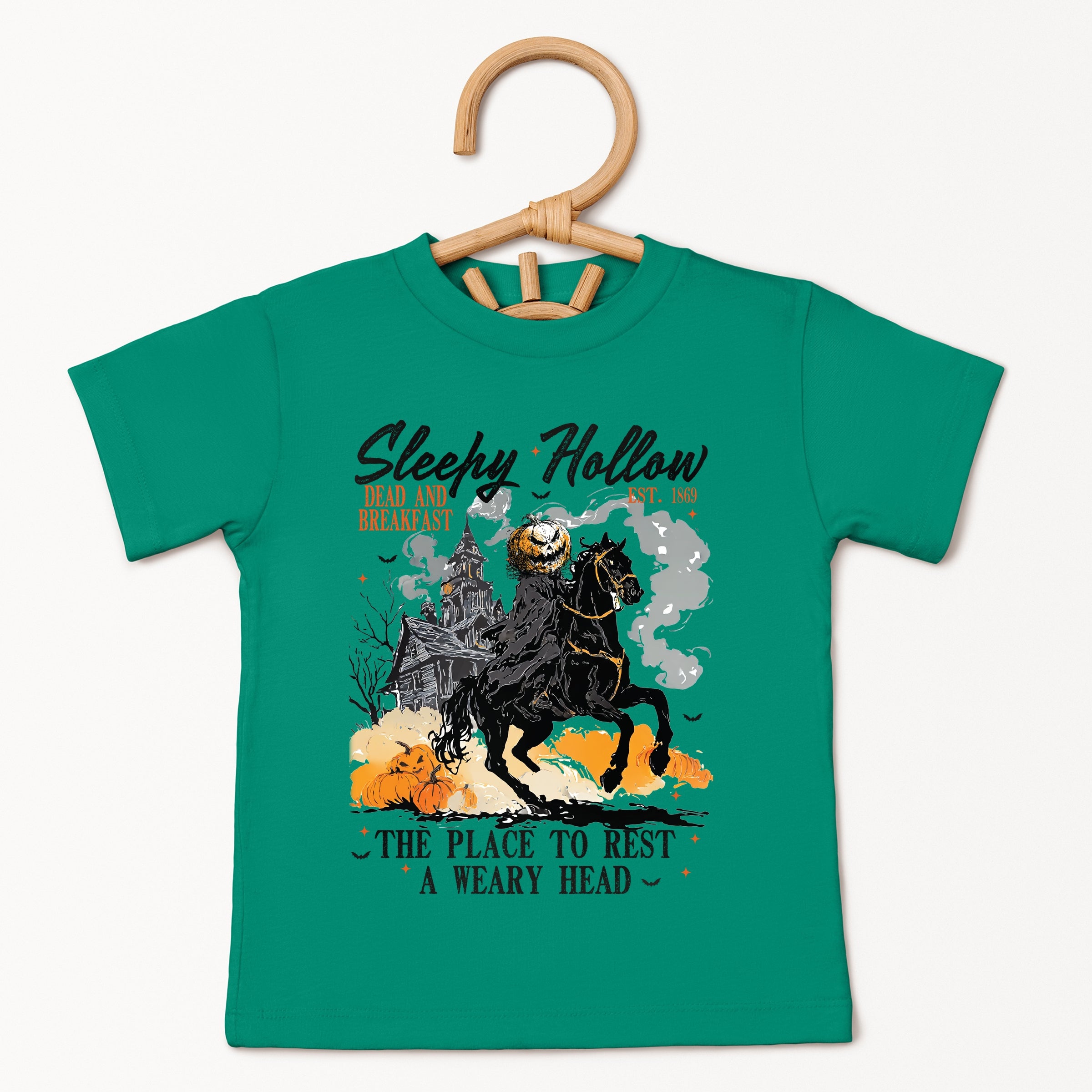 Sleepy Hollow Dead and Breakfast - Toddler Short Sleeve Graphic T-Shirt