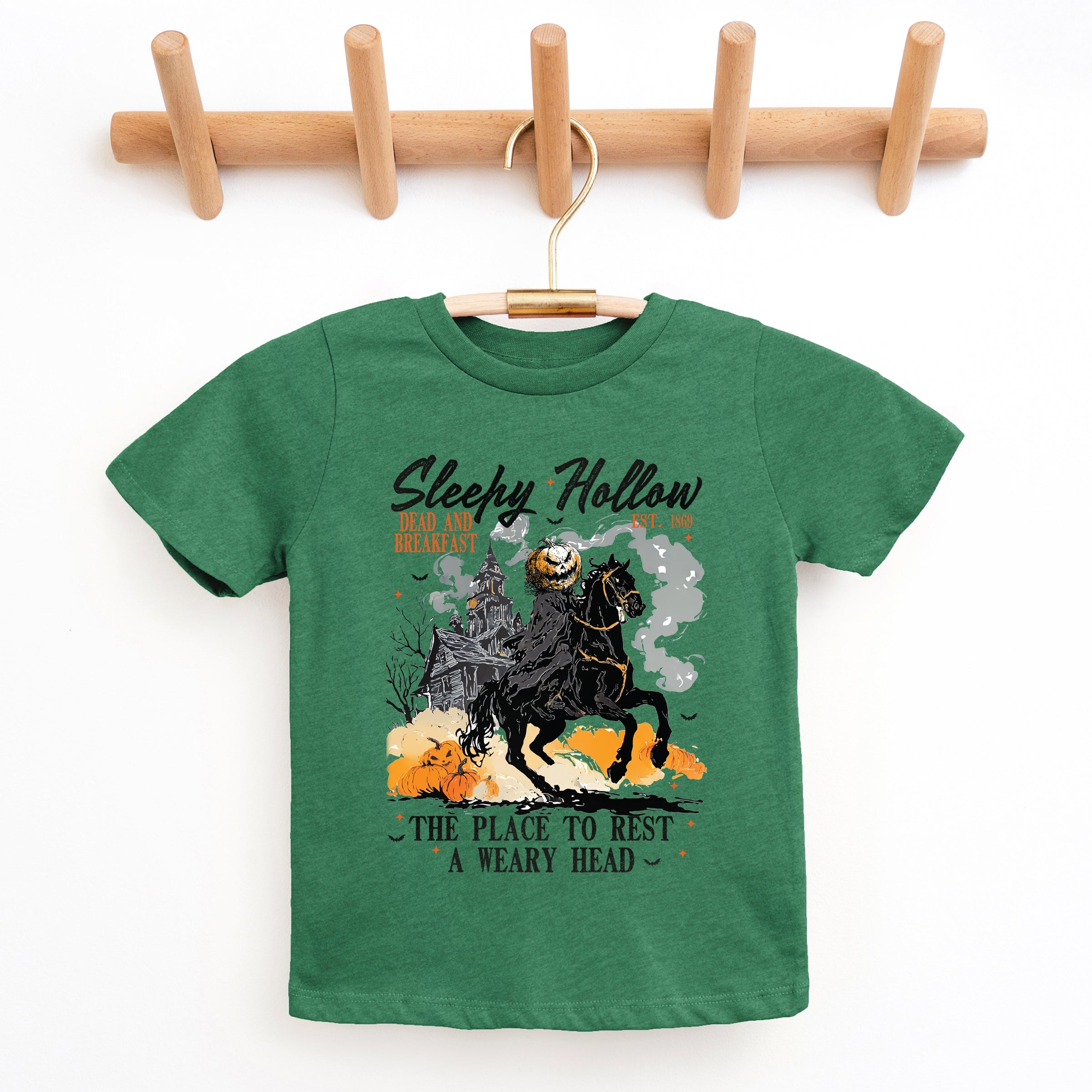 Sleepy Hollow Dead and Breakfast - Toddler Short Sleeve Graphic T-Shirt