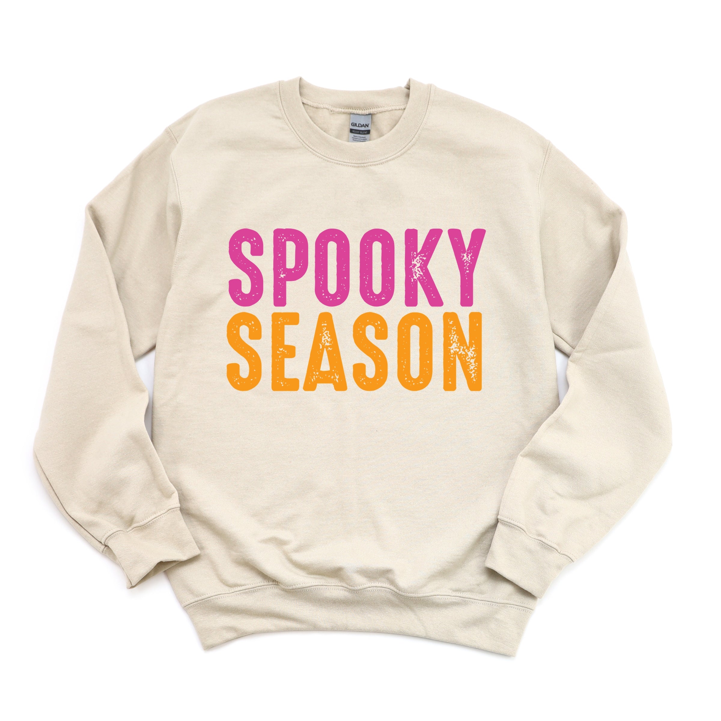Spooky Season Bright Distressed - Women's Graphic Sweatshirt