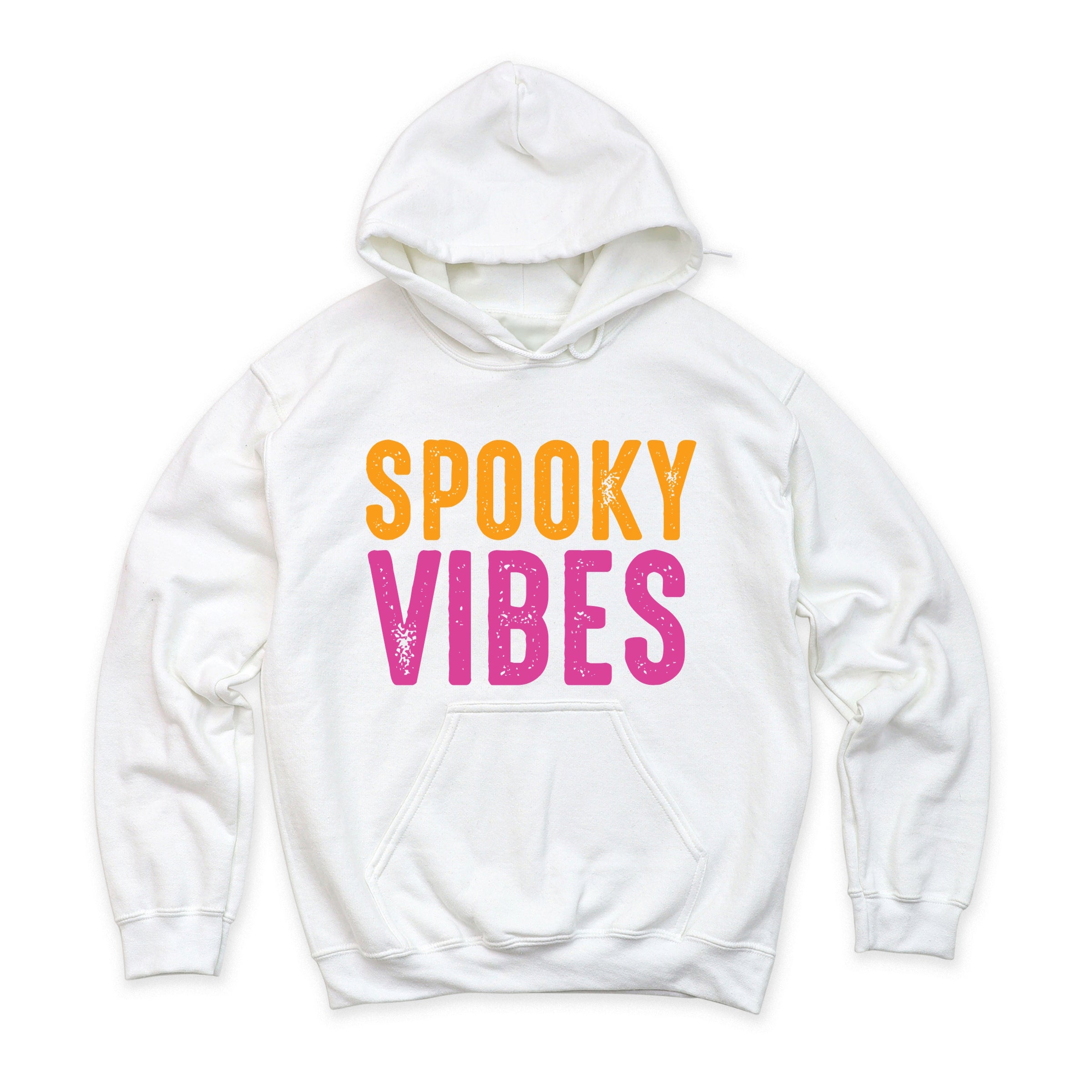 Spooky Vibes Bright Distressed - Women's Graphic Hoodie