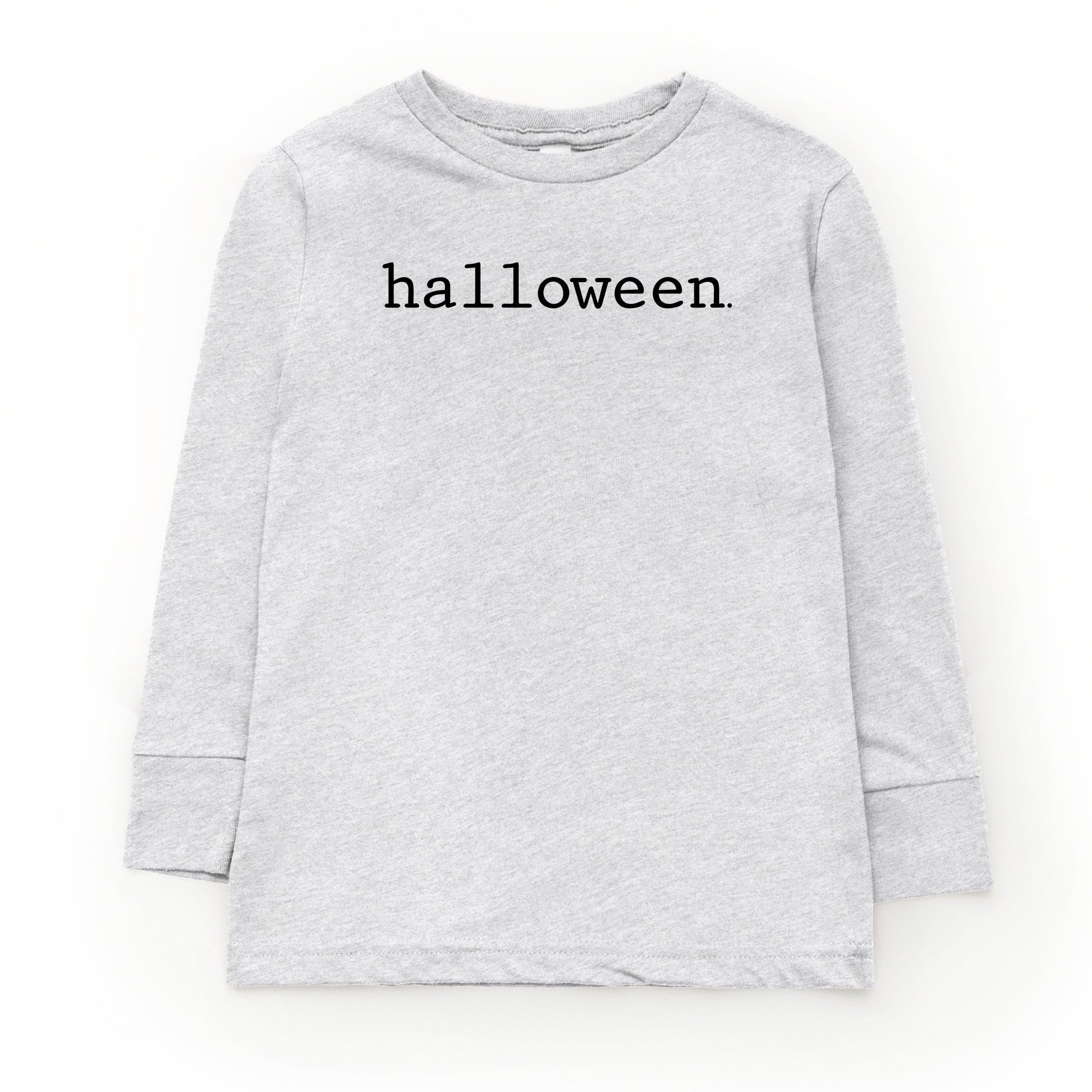 Halloween Typewriter - Toddler Long Sleeve Graphic Tee and Youth Long Sleeve Graphic T-Shirt