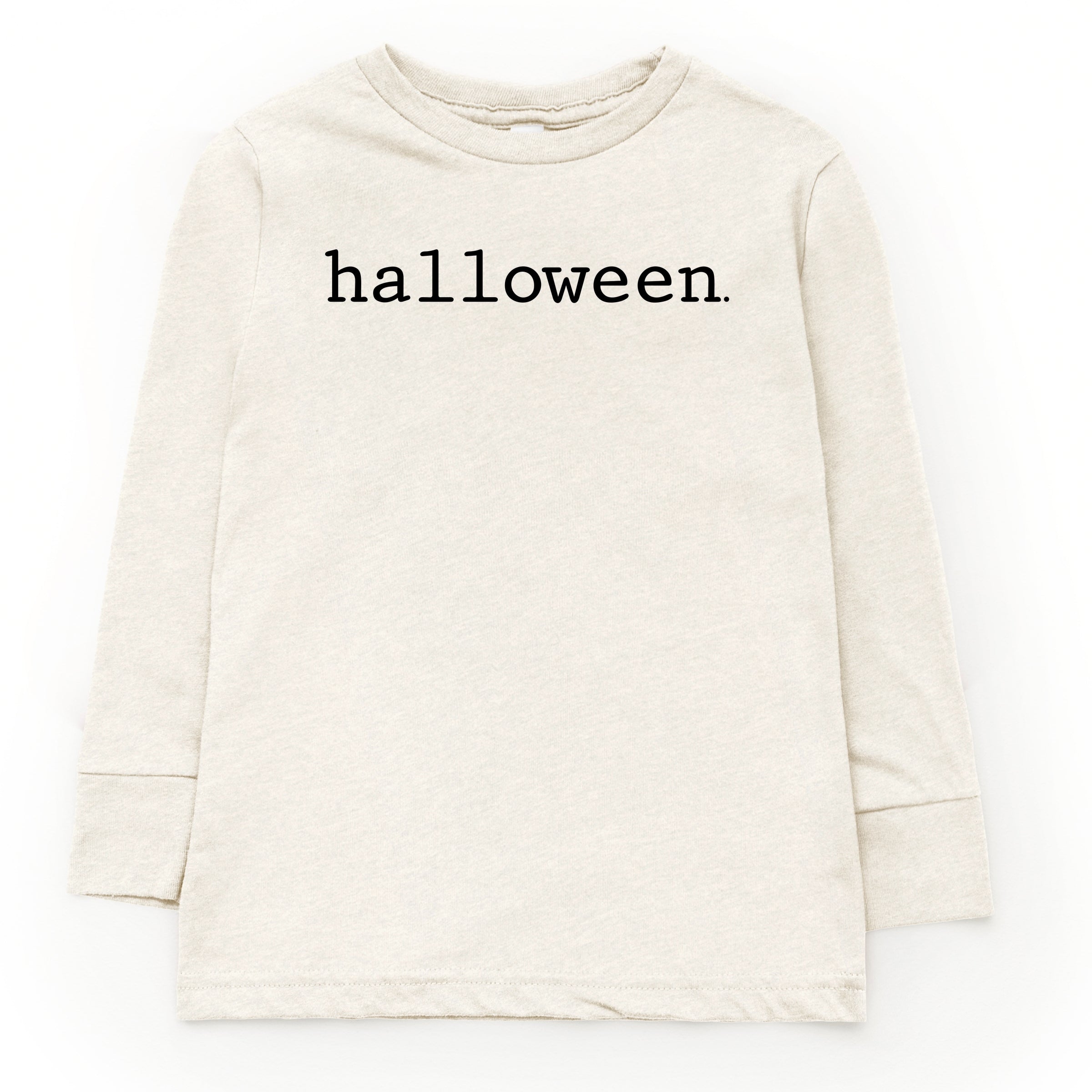 Halloween Typewriter - Toddler Long Sleeve Graphic Tee and Youth Long Sleeve Graphic T-Shirt