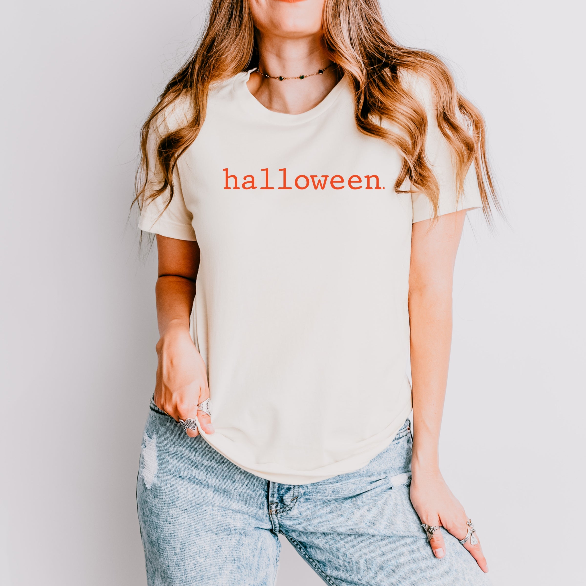 Halloween Typewriter - Women's Short Sleeve Graphic T-Shirt
