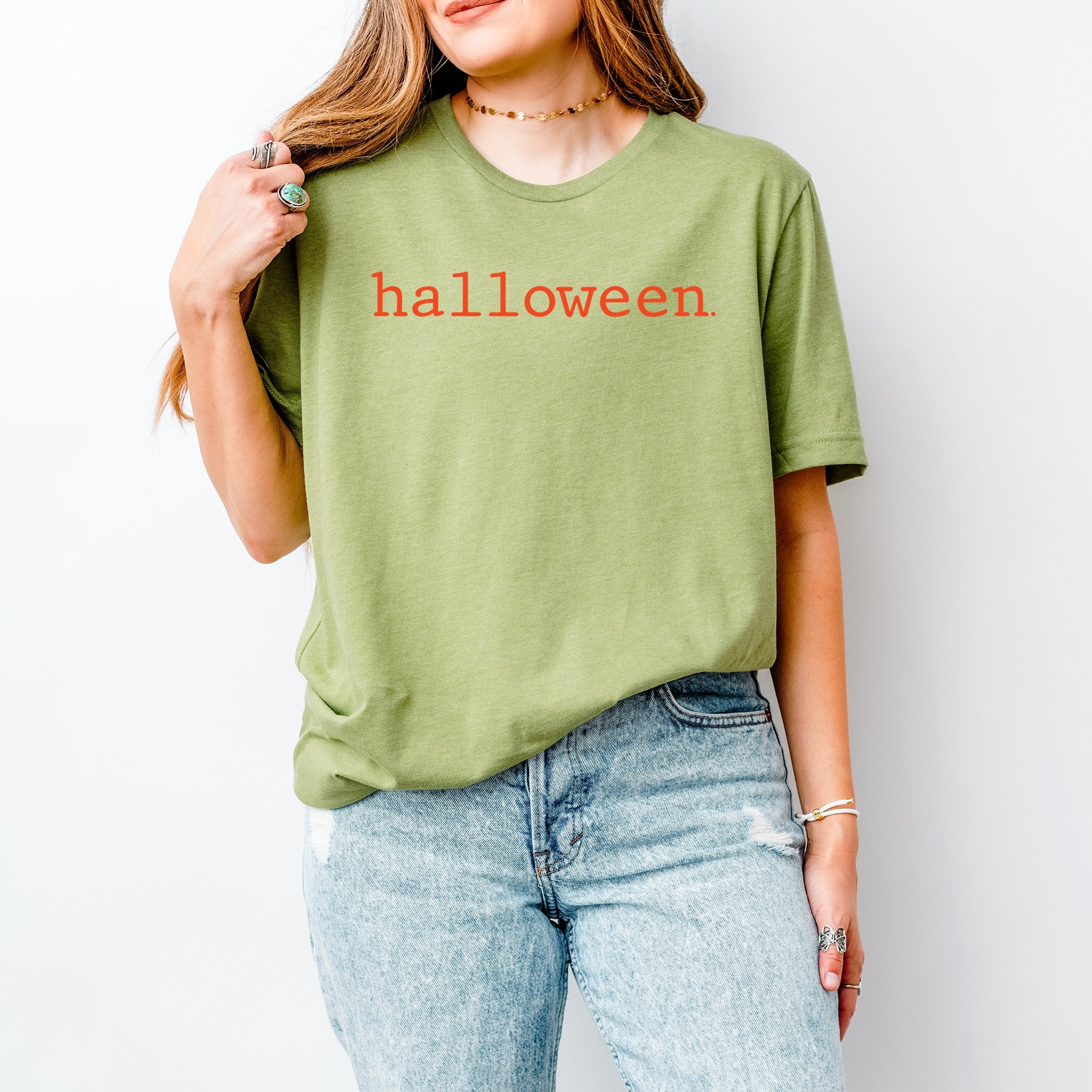 Halloween Typewriter - Women's Short Sleeve Graphic T-Shirt