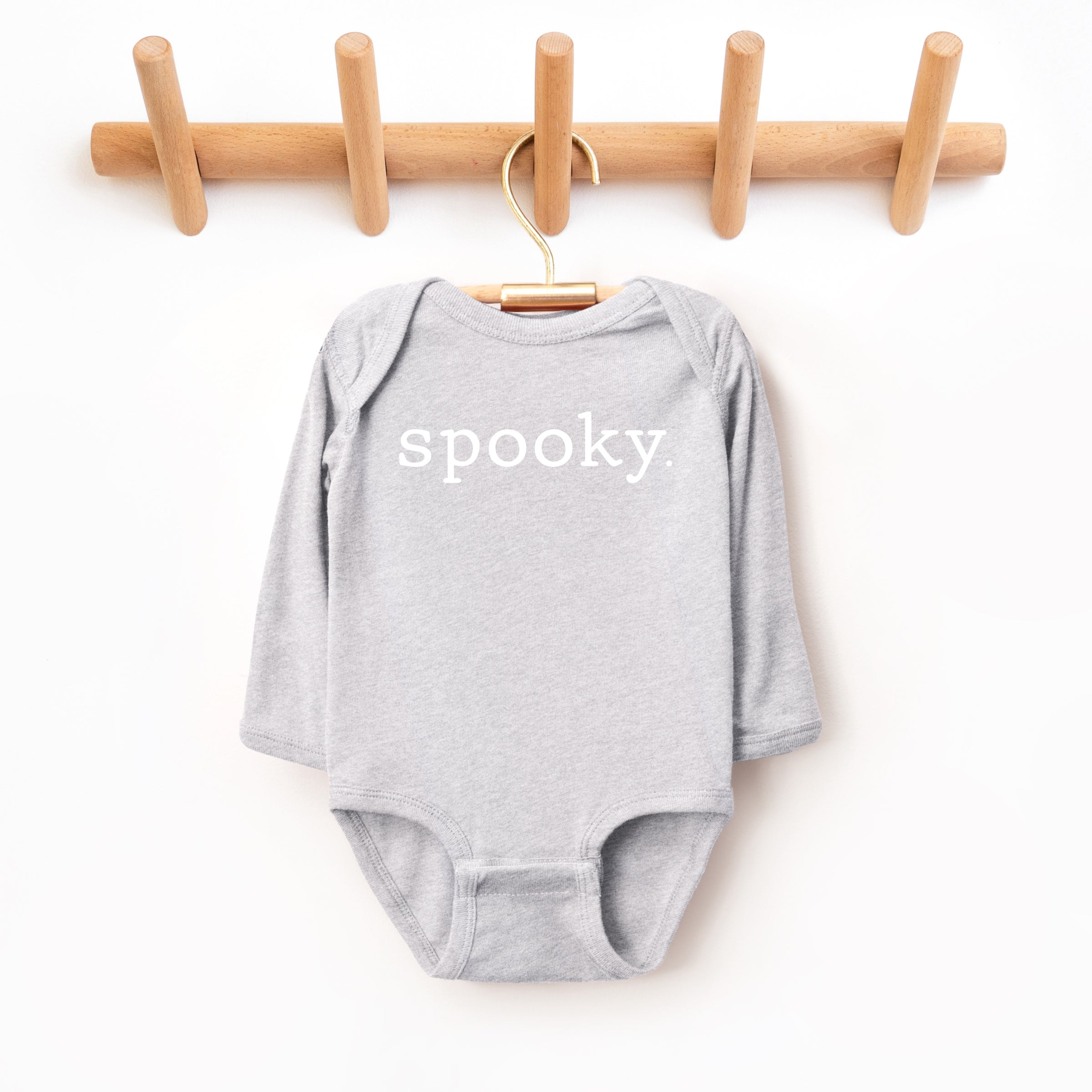 Spooky Typewriter - Baby Long Sleeve Bodysuit