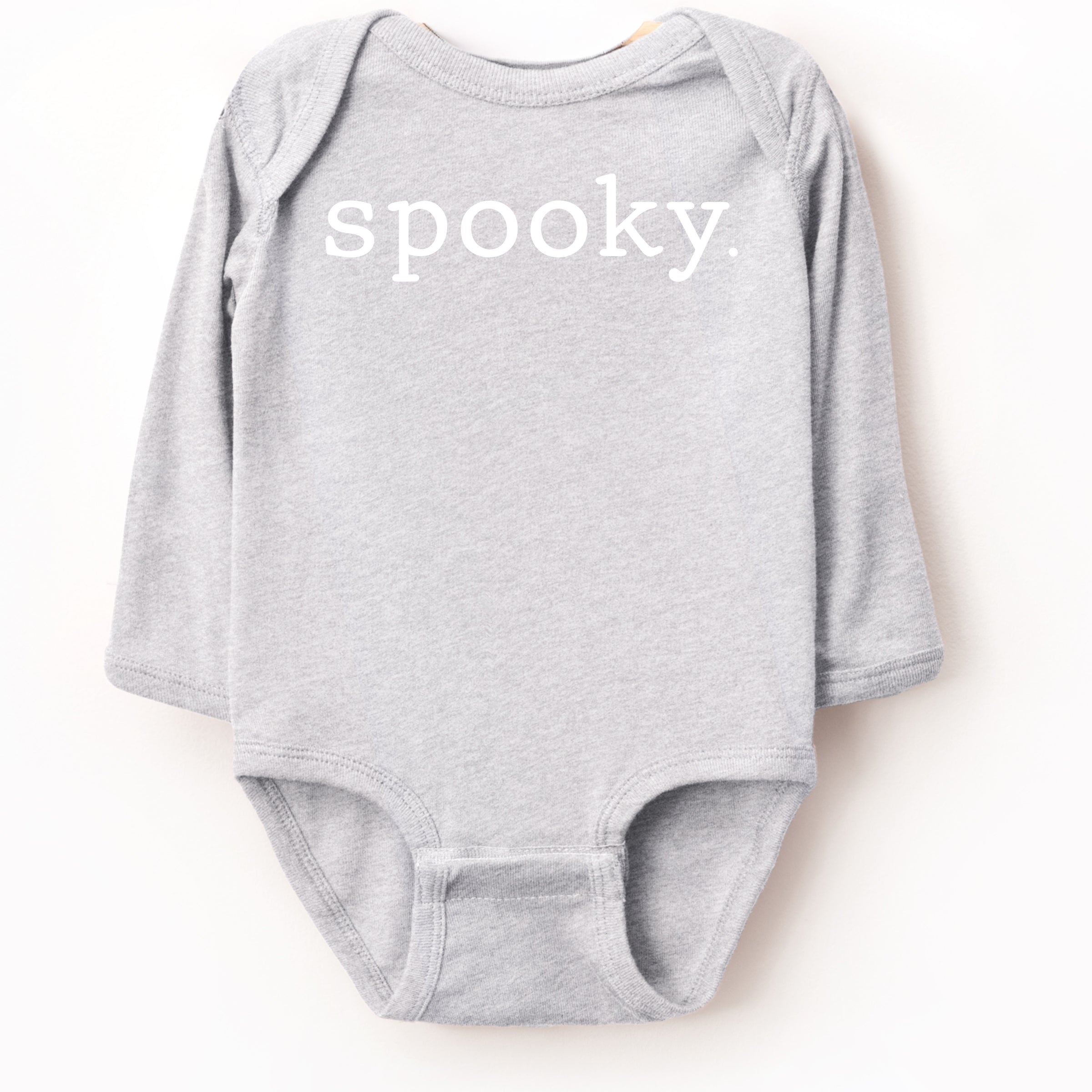 Spooky Typewriter - Baby Long Sleeve Bodysuit