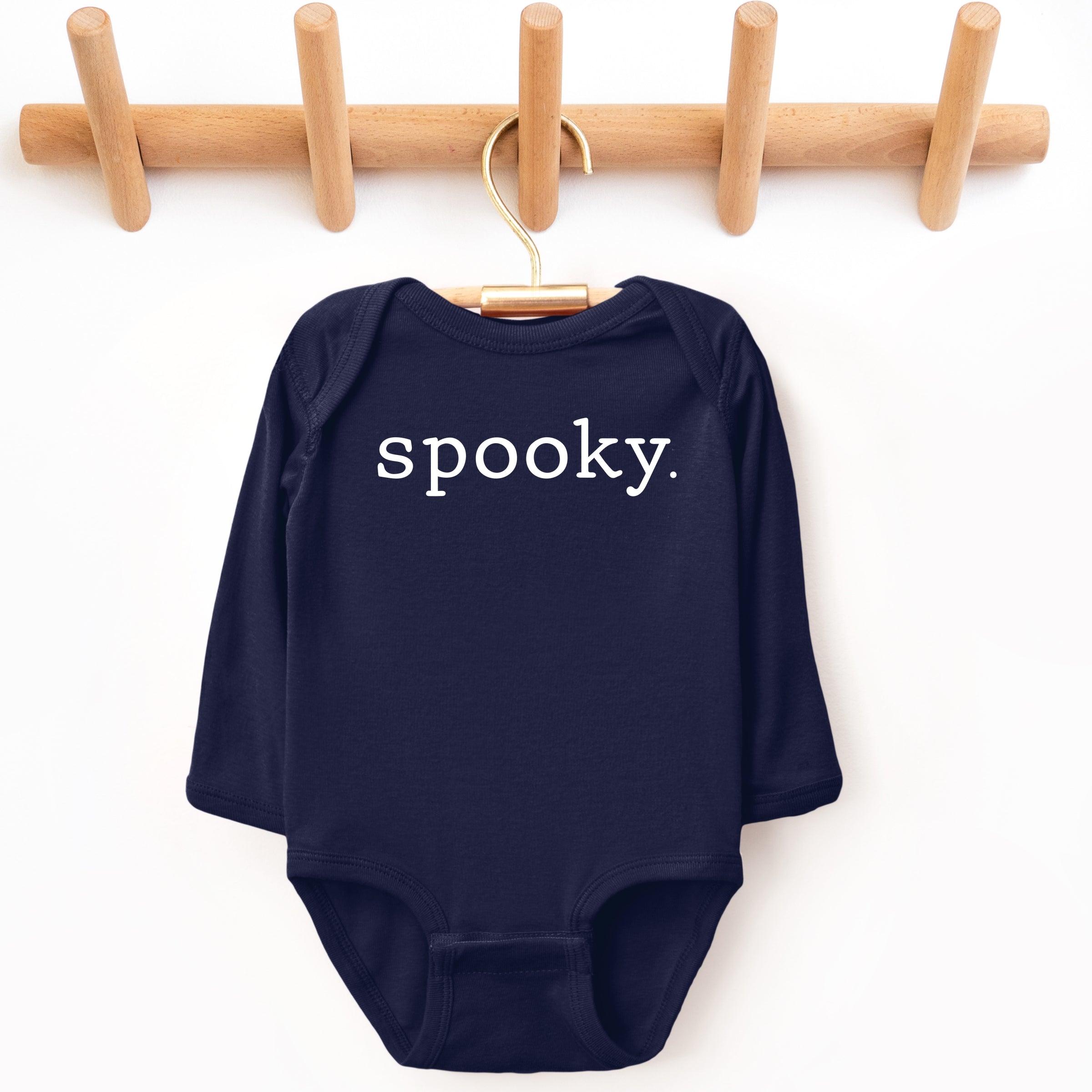 Spooky Typewriter - Baby Long Sleeve Bodysuit