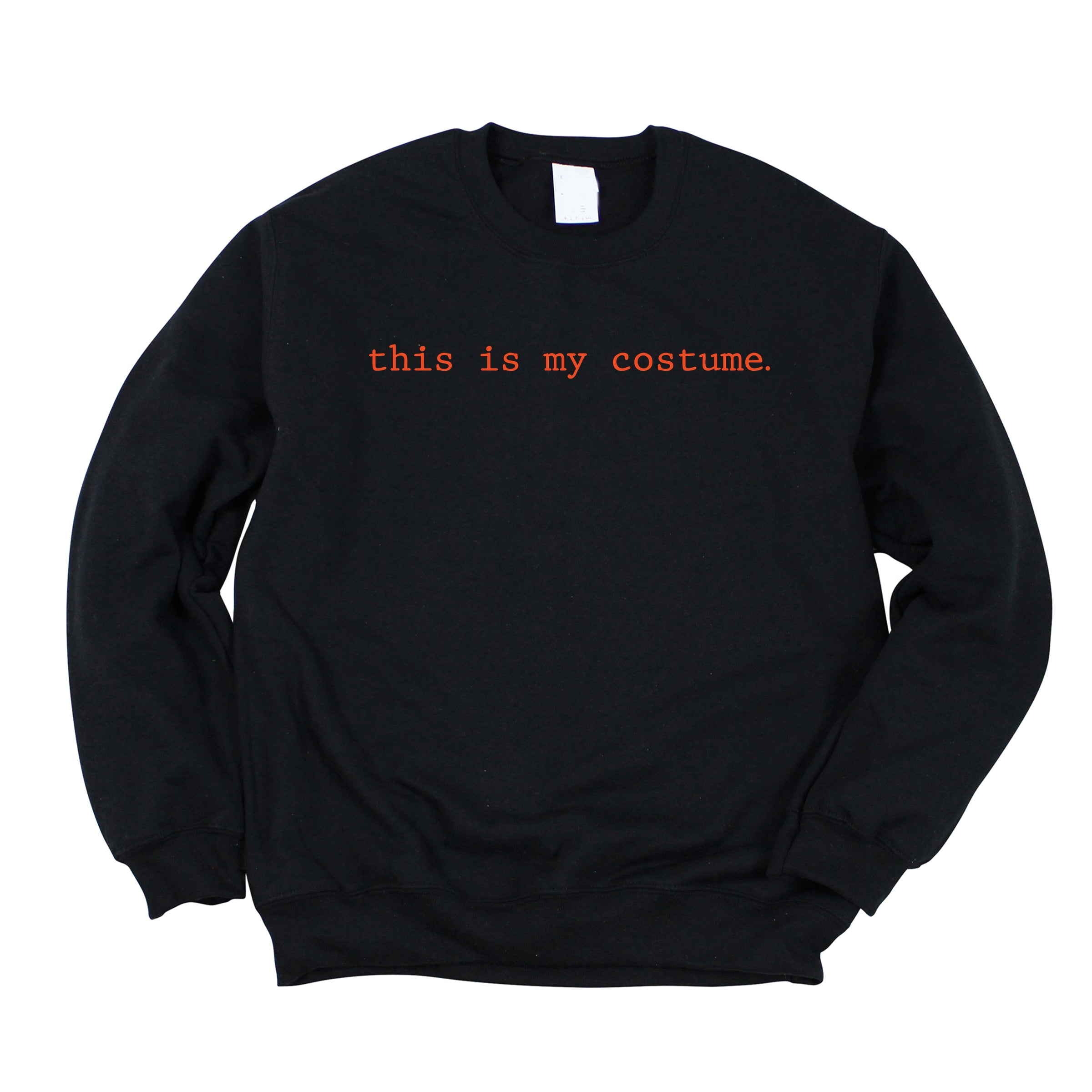 This Is My Costume Typewriter - Women's Graphic Sweatshirt