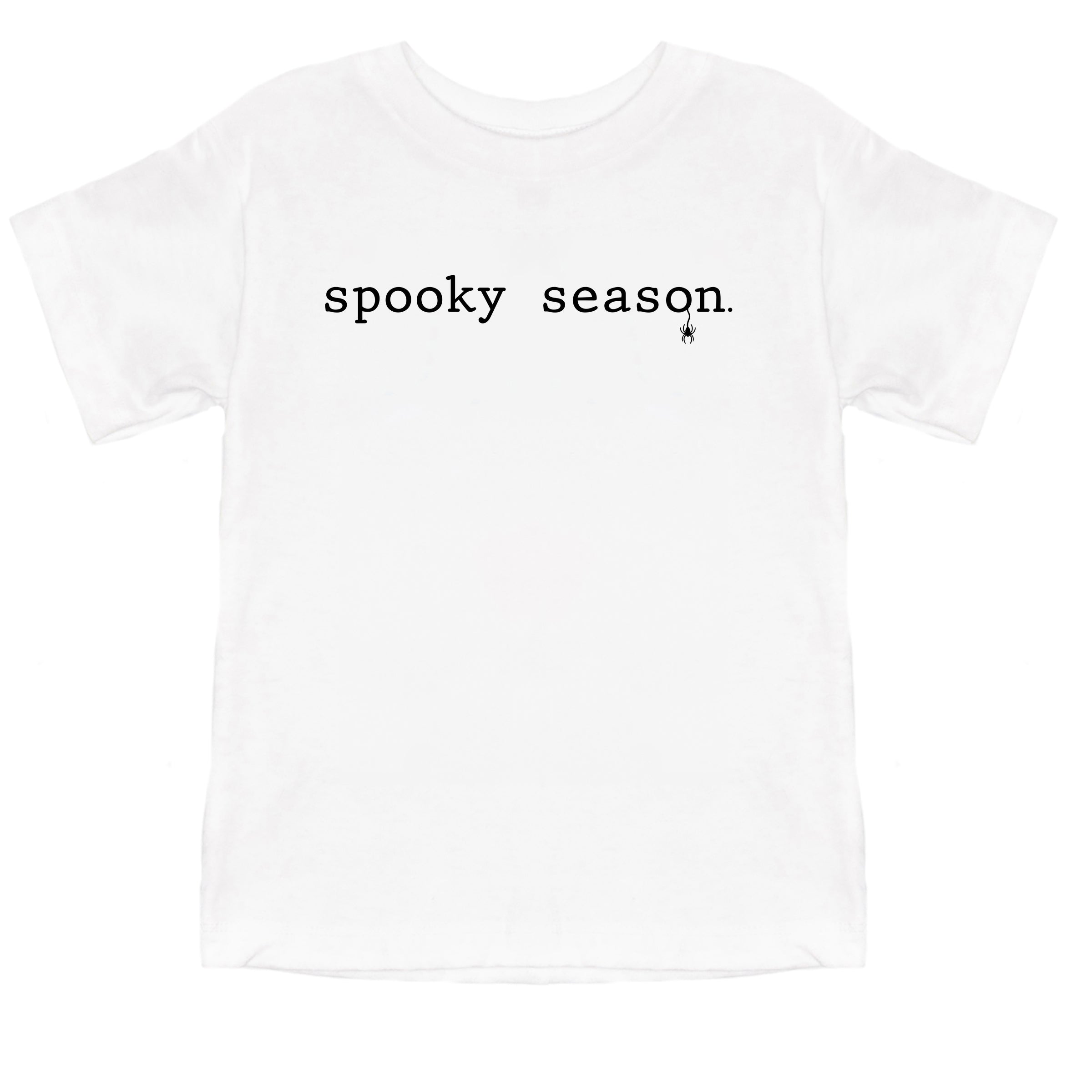 Spooky Season Typewriter - Youth Short Sleeve Graphic T-Shirt and Toddler Short Sleeve Graphic T-Shirt