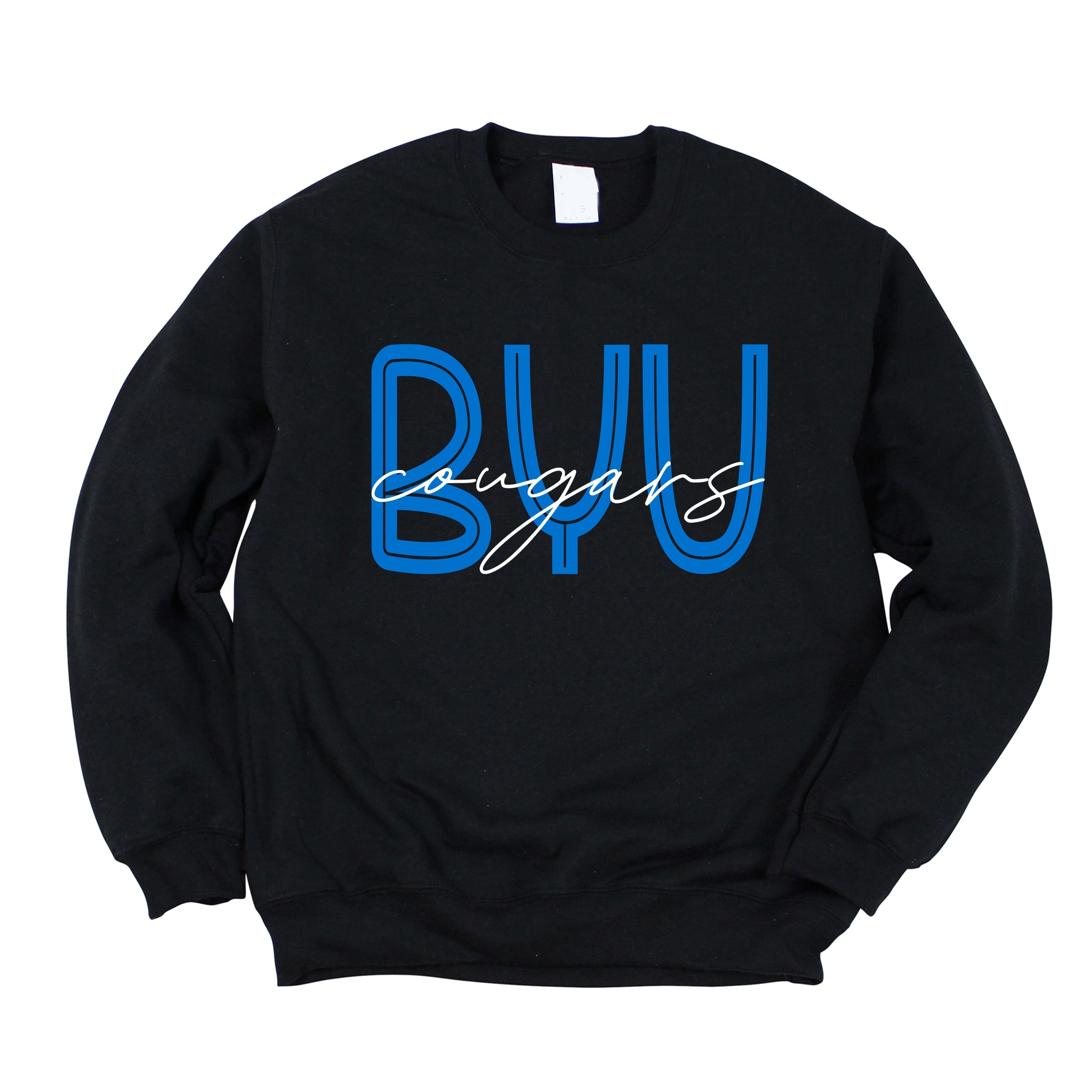 BYU Cougars Cursive - Women's Graphic Sweatshirt