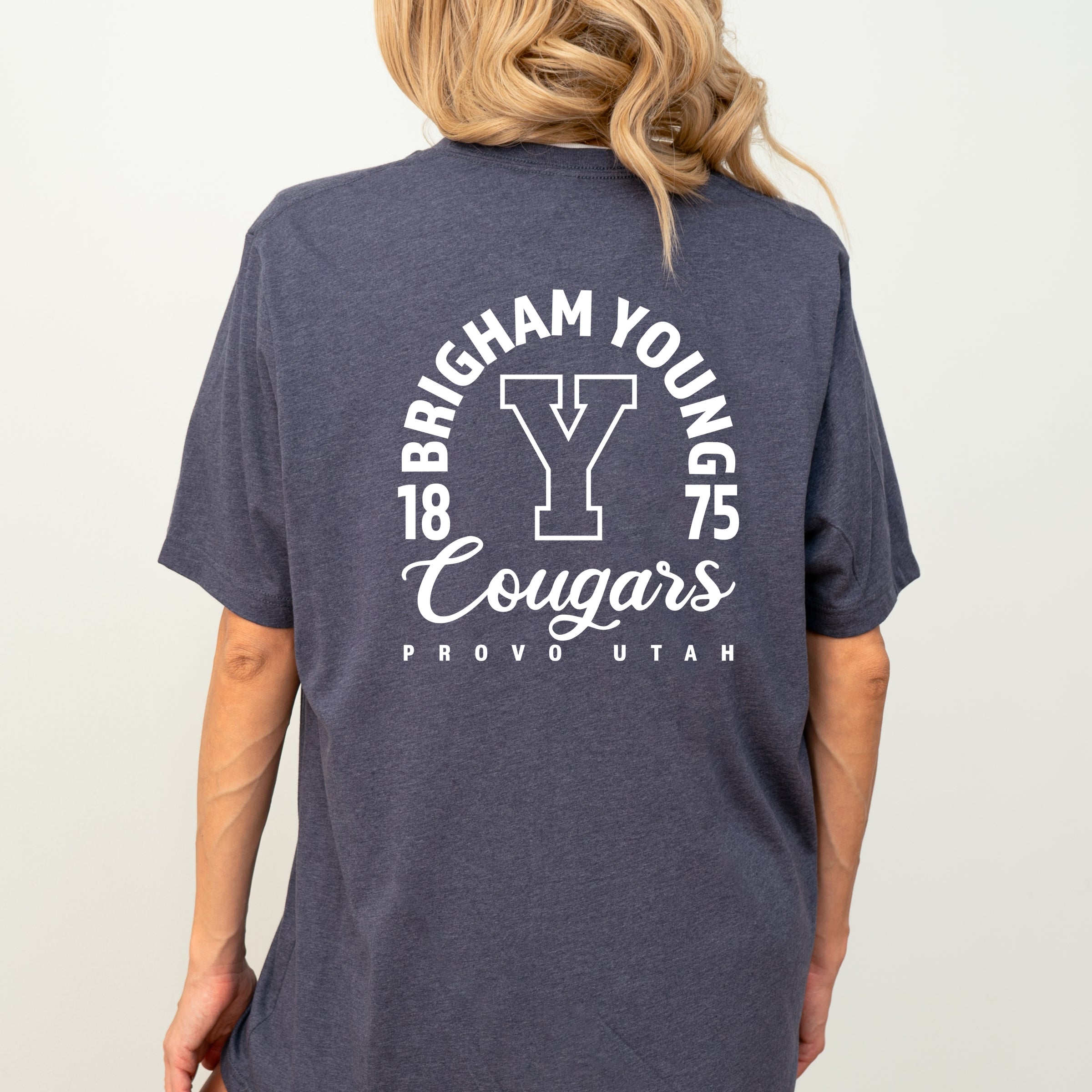 22714W_B-C Heather Navy