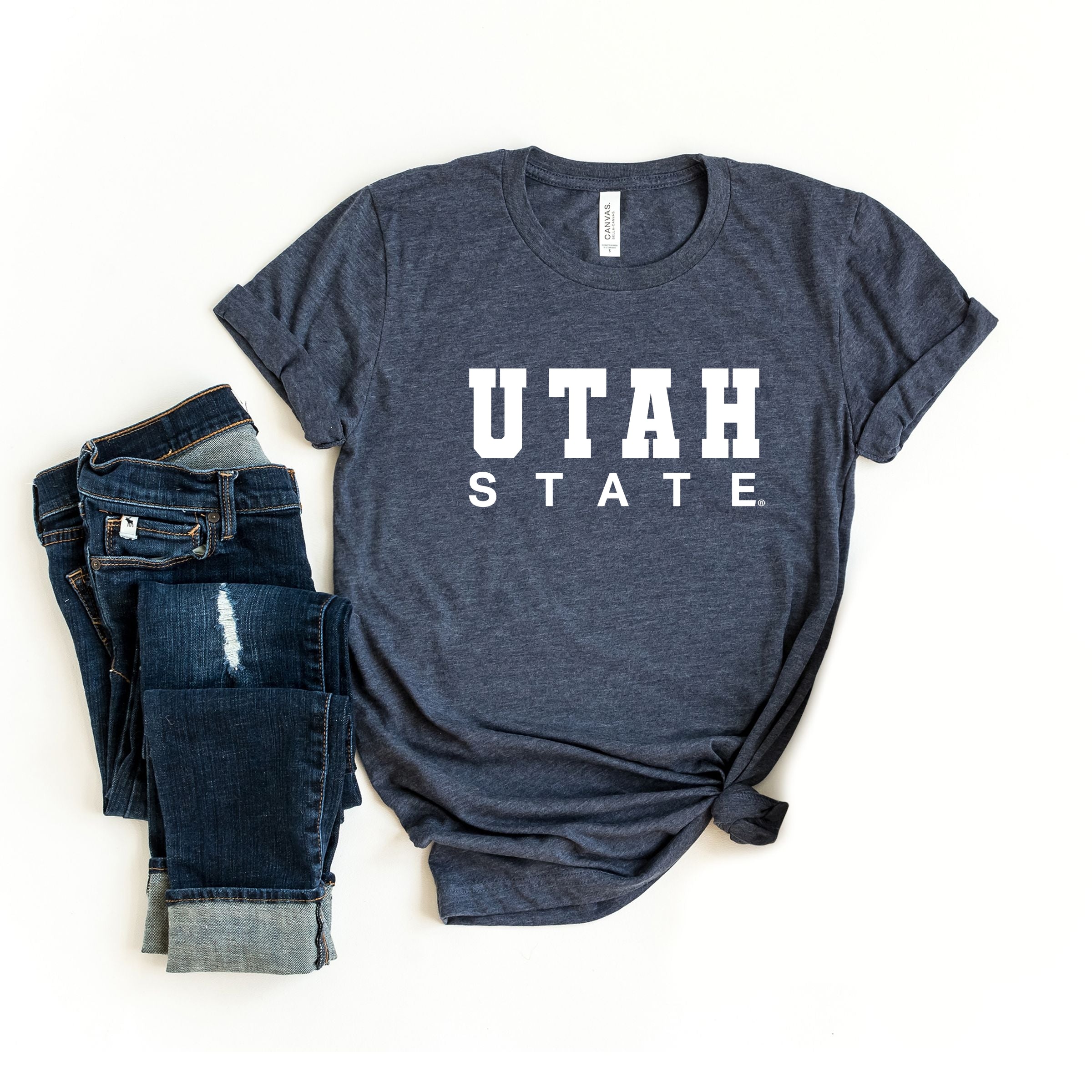 23011W_F-C Heather Navy