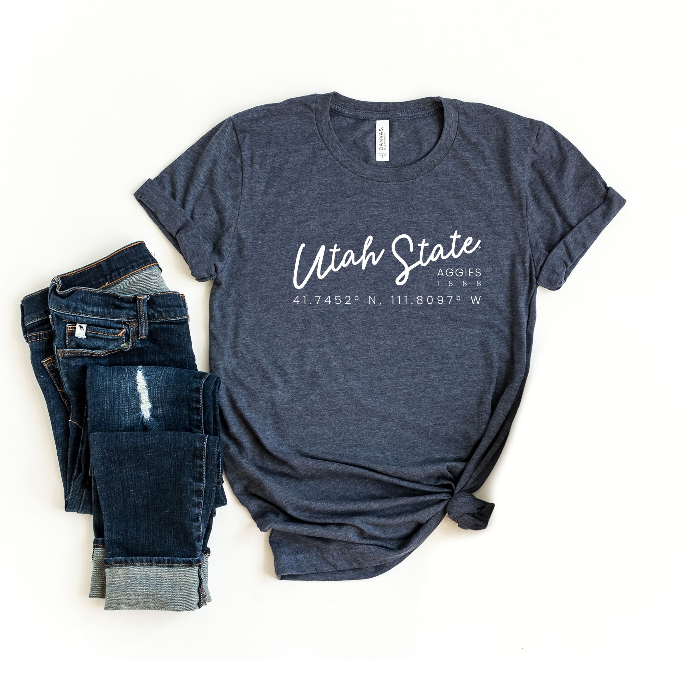 23018W_F-C Heather Navy