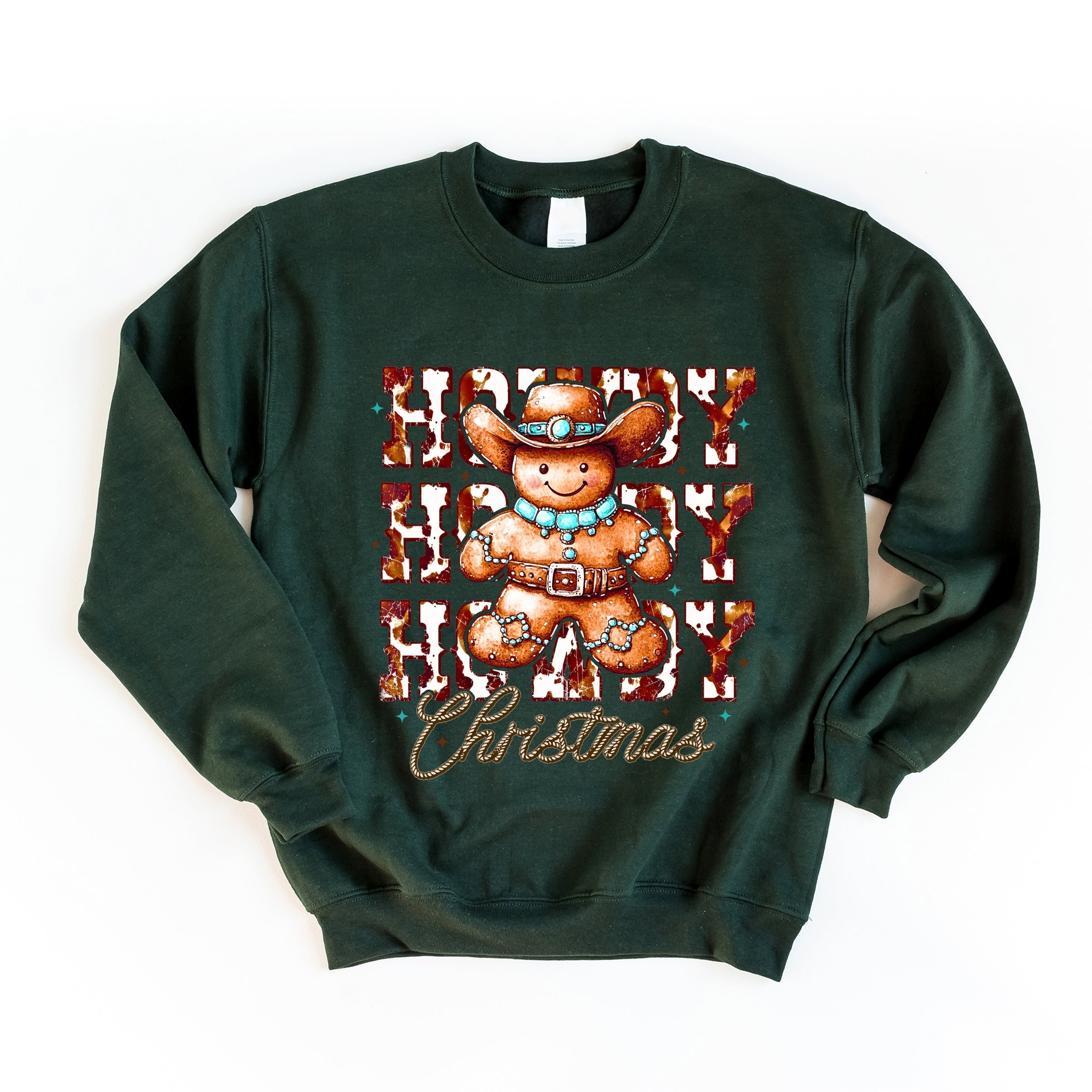 Howdy Gingerbread - Women's Graphic Sweatshirt