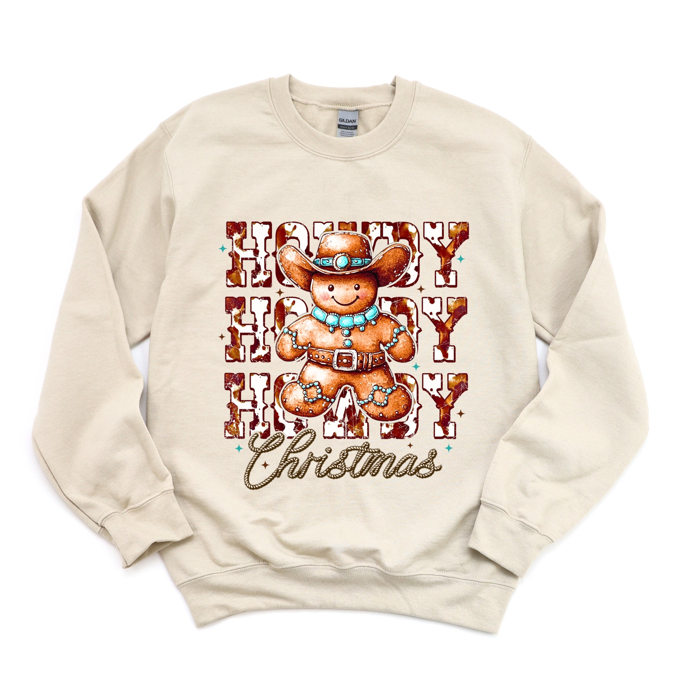 Howdy Gingerbread - Women's Graphic Sweatshirt