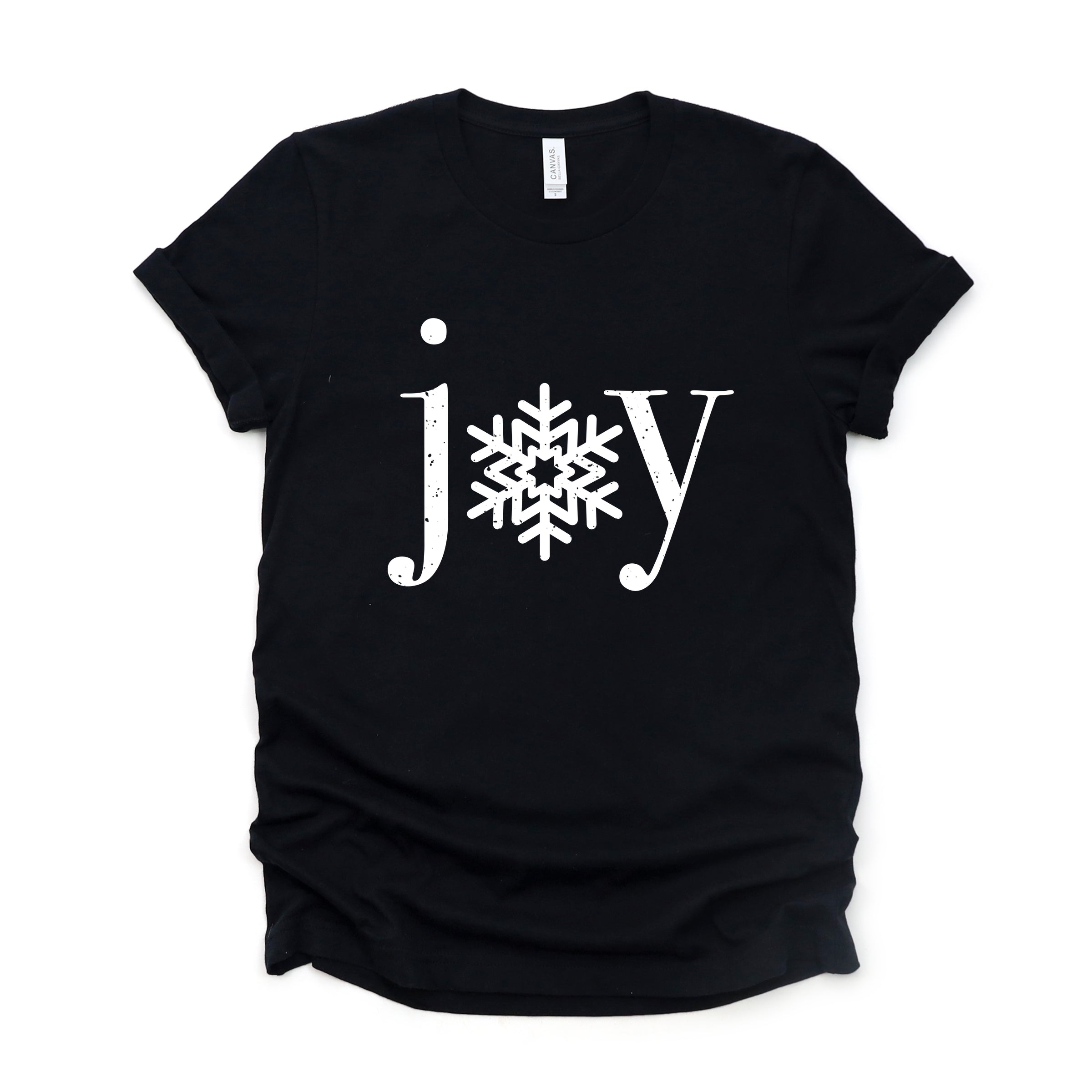 Joy Snowflake - Women's Short Sleeve Graphic T-Shirt