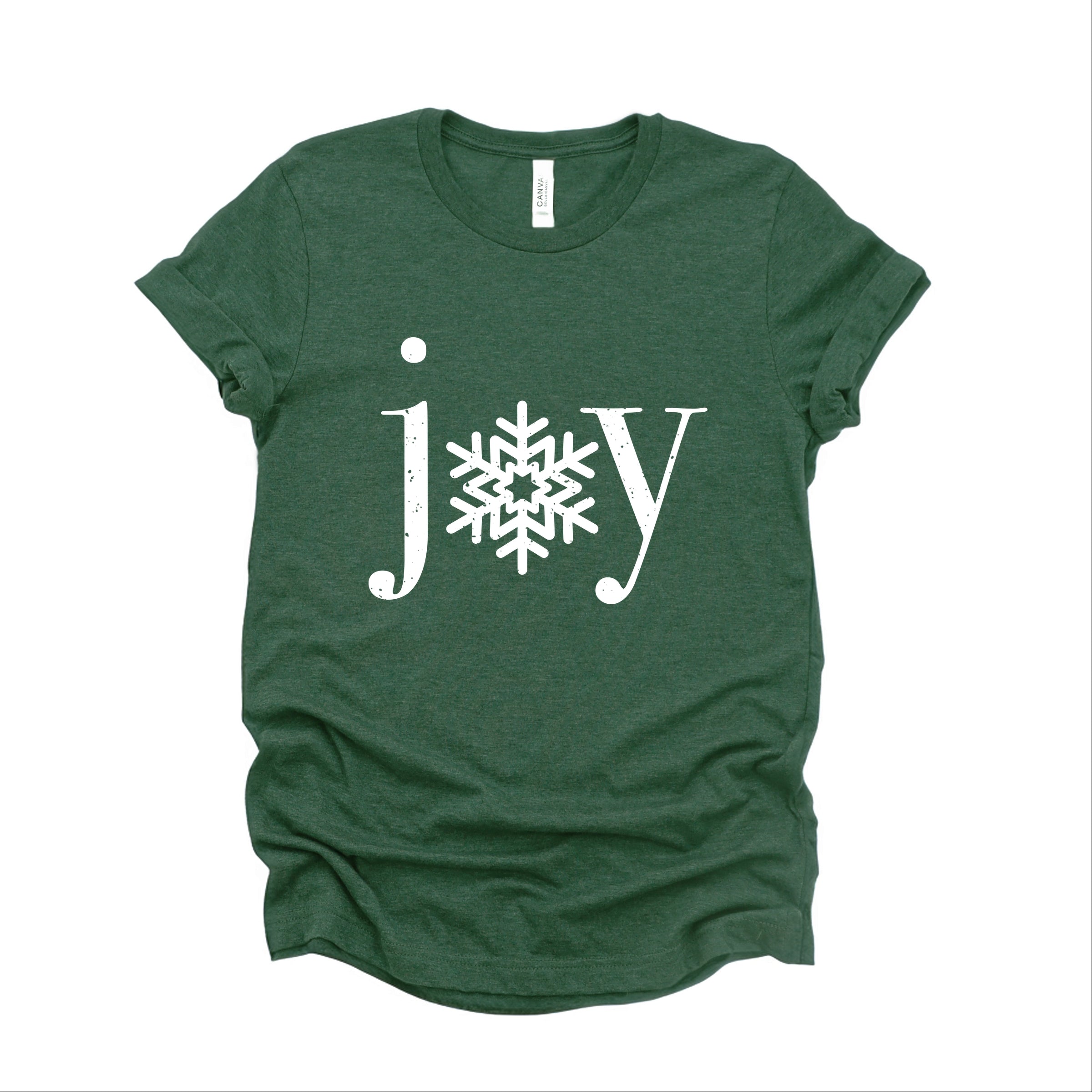 Joy Snowflake - Women's Short Sleeve Graphic T-Shirt