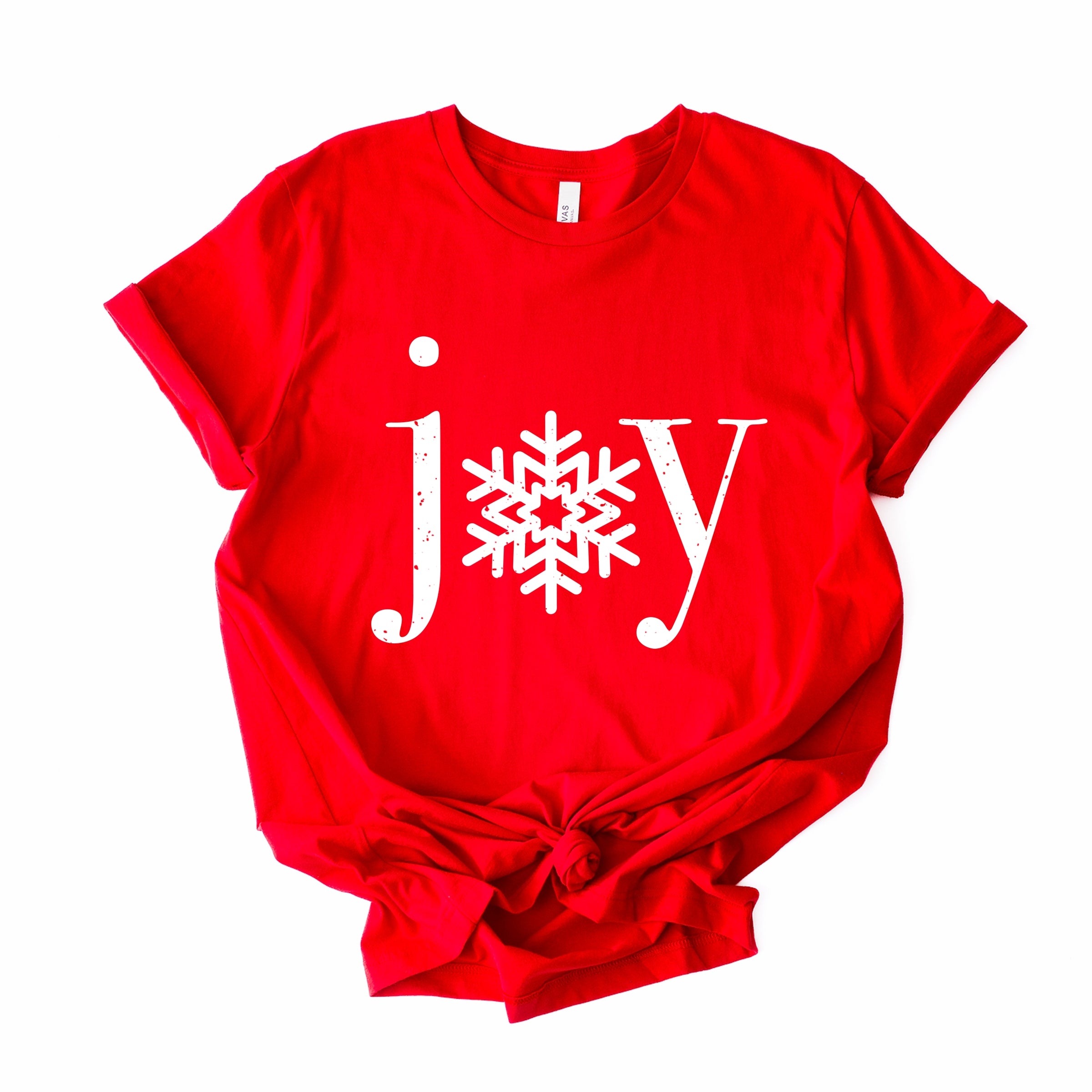 Joy Snowflake - Women's Short Sleeve Graphic T-Shirt