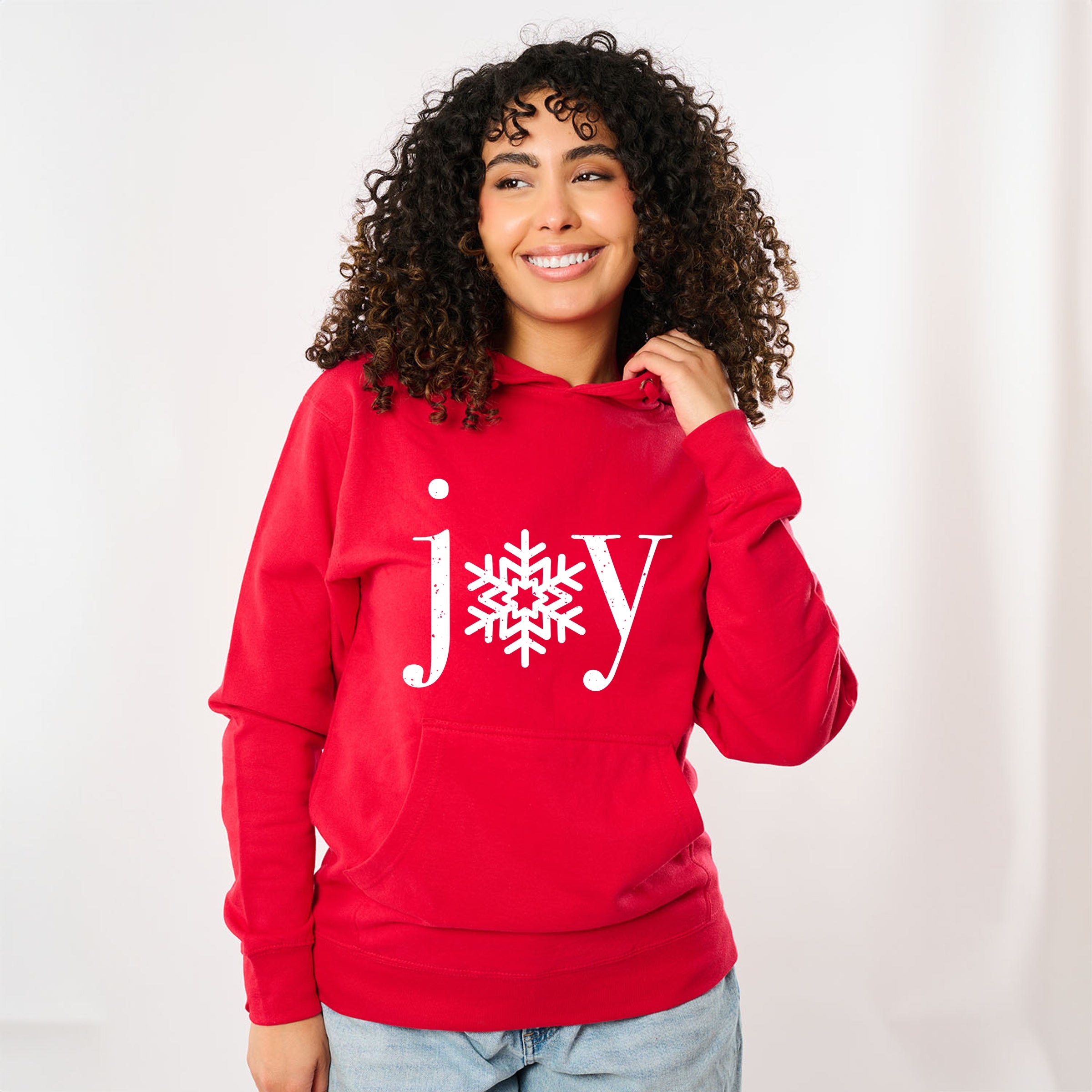 Joy Snowflake - Women's Graphic Hoodie