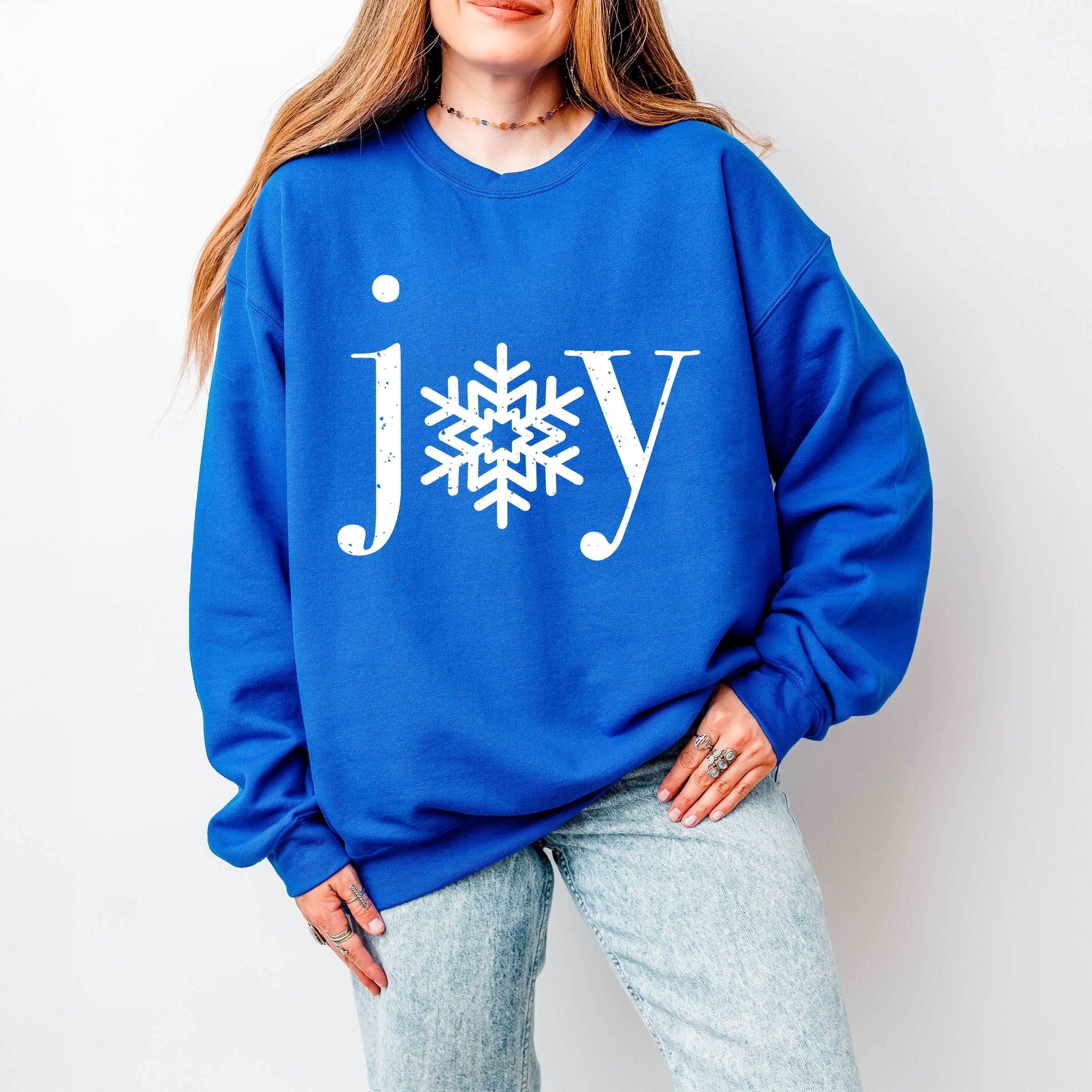 Joy Snowflake - Women's Graphic Sweatshirt