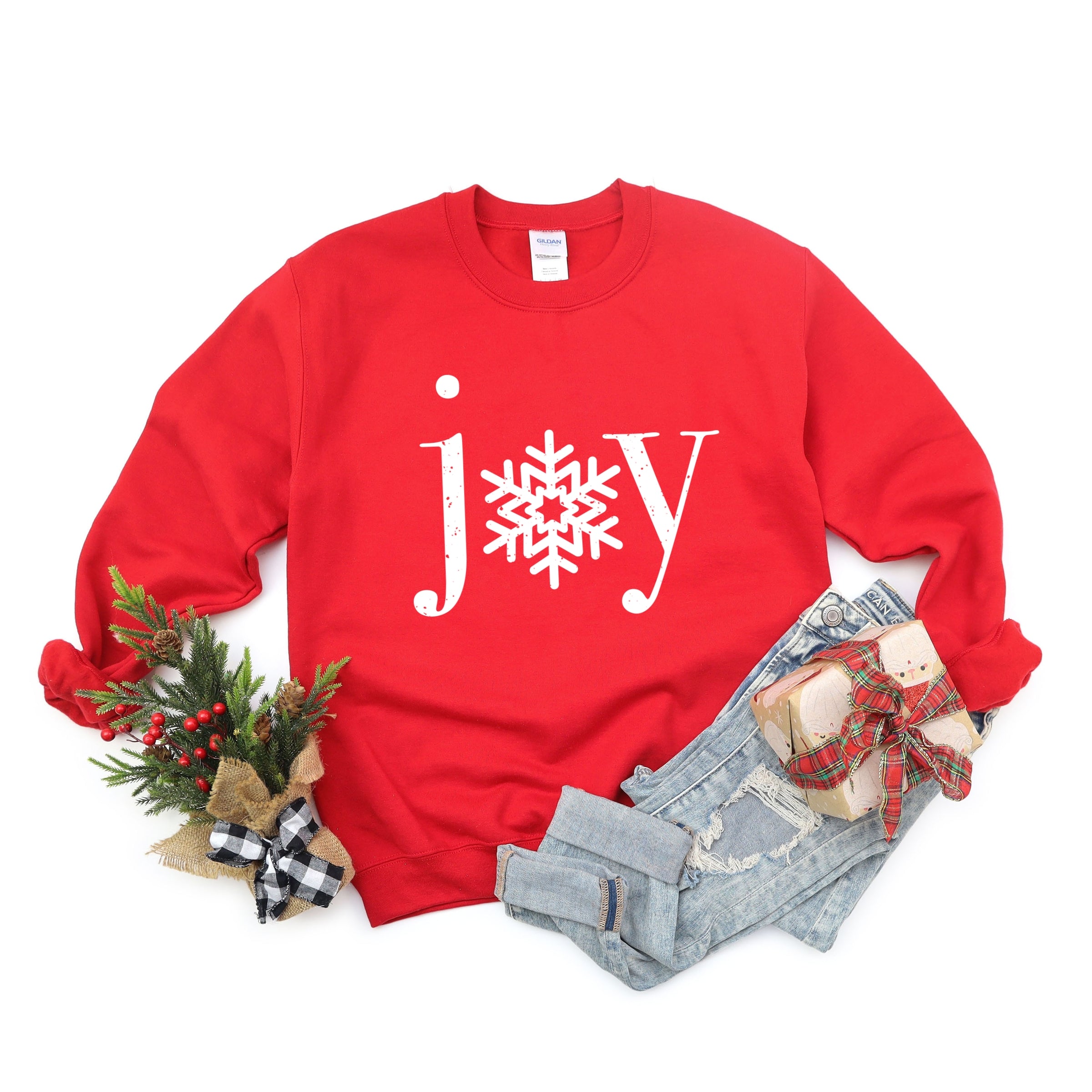 Joy Snowflake - Women's Graphic Sweatshirt